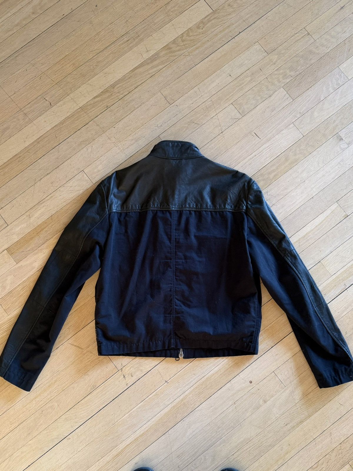 Armani ARMANI Black Biker Jacket Size US L / EU 52-54 / 3 - 3 Thumbnail