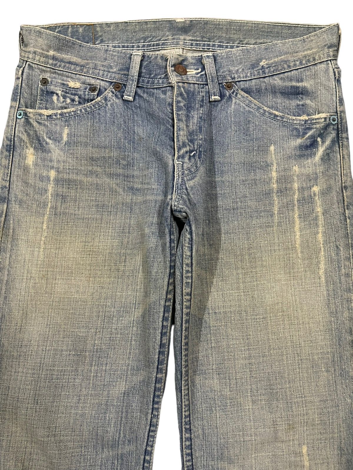 Levi's Vintage 90s Levis Classic Blue Wash Distress Style Jeans Size US 31 - 3 Thumbnail