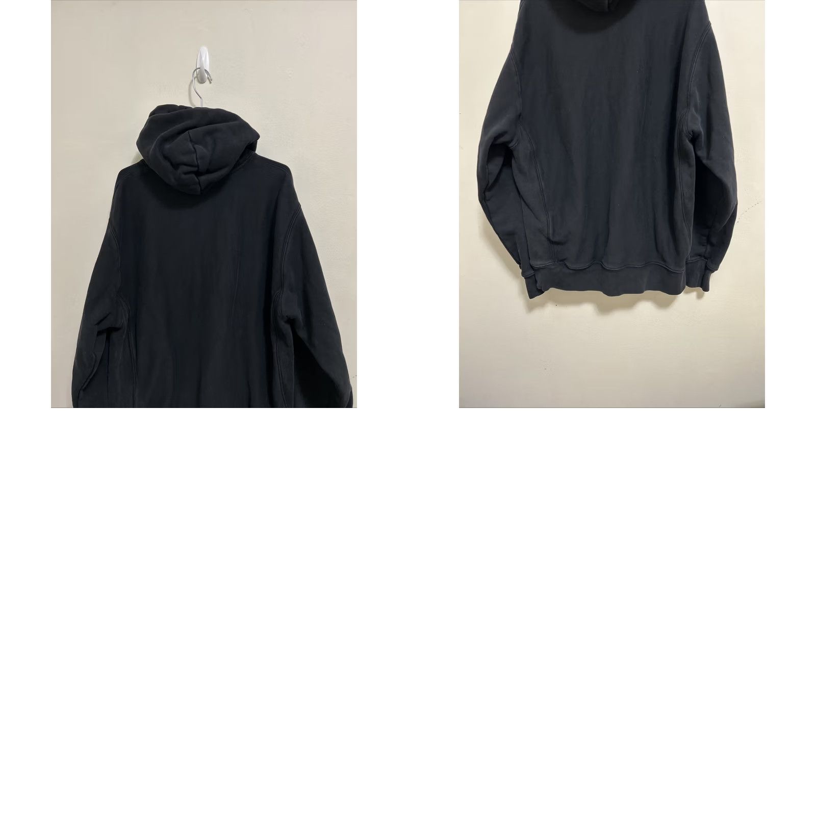 Champion VINTAGE Champion Hoodie Men L Black Solid Cotton Blend Fleece Embroidered Logo Reverse Weave Pullover Top 90s Theme Size US L / EU 52-54 / 3 - 8 Thumbnail