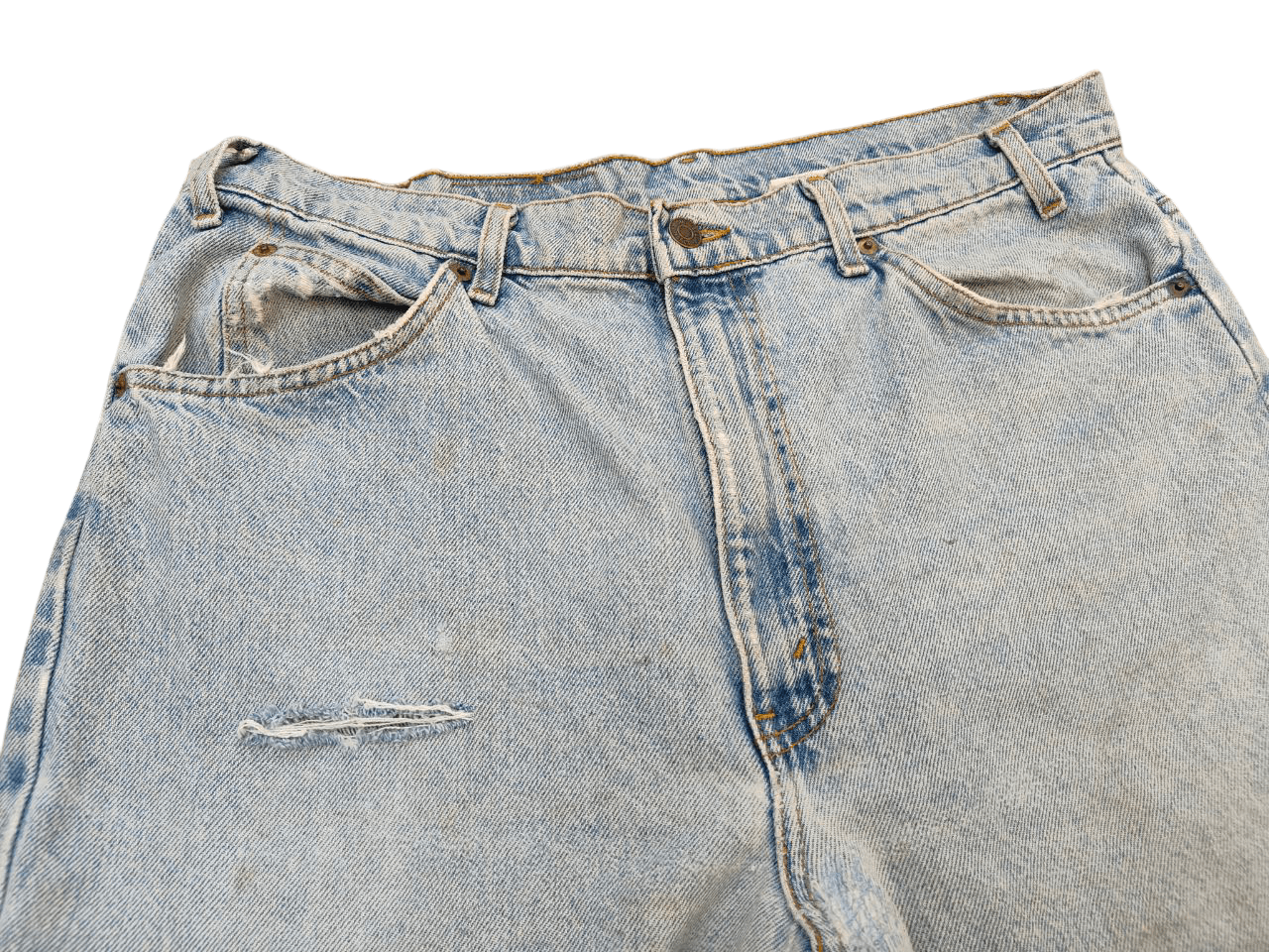 90's Vintage Levi's 505 Orange Tab Denim, Made in USA