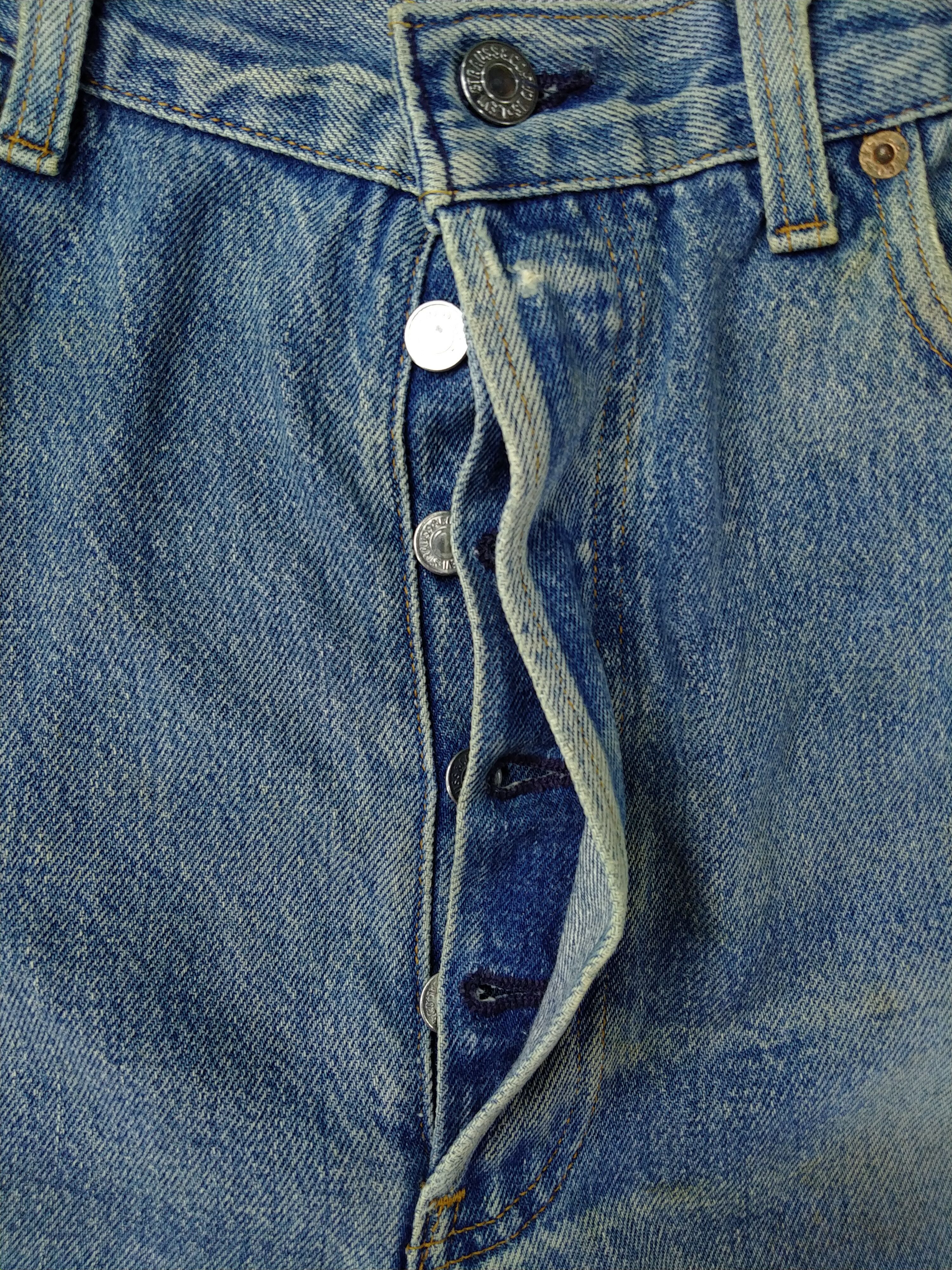 Levi's 90s Blue Wash Vintage Levi's 501 Denim 36x26 -JN770 Size US 36 / EU 52 - 6 Thumbnail