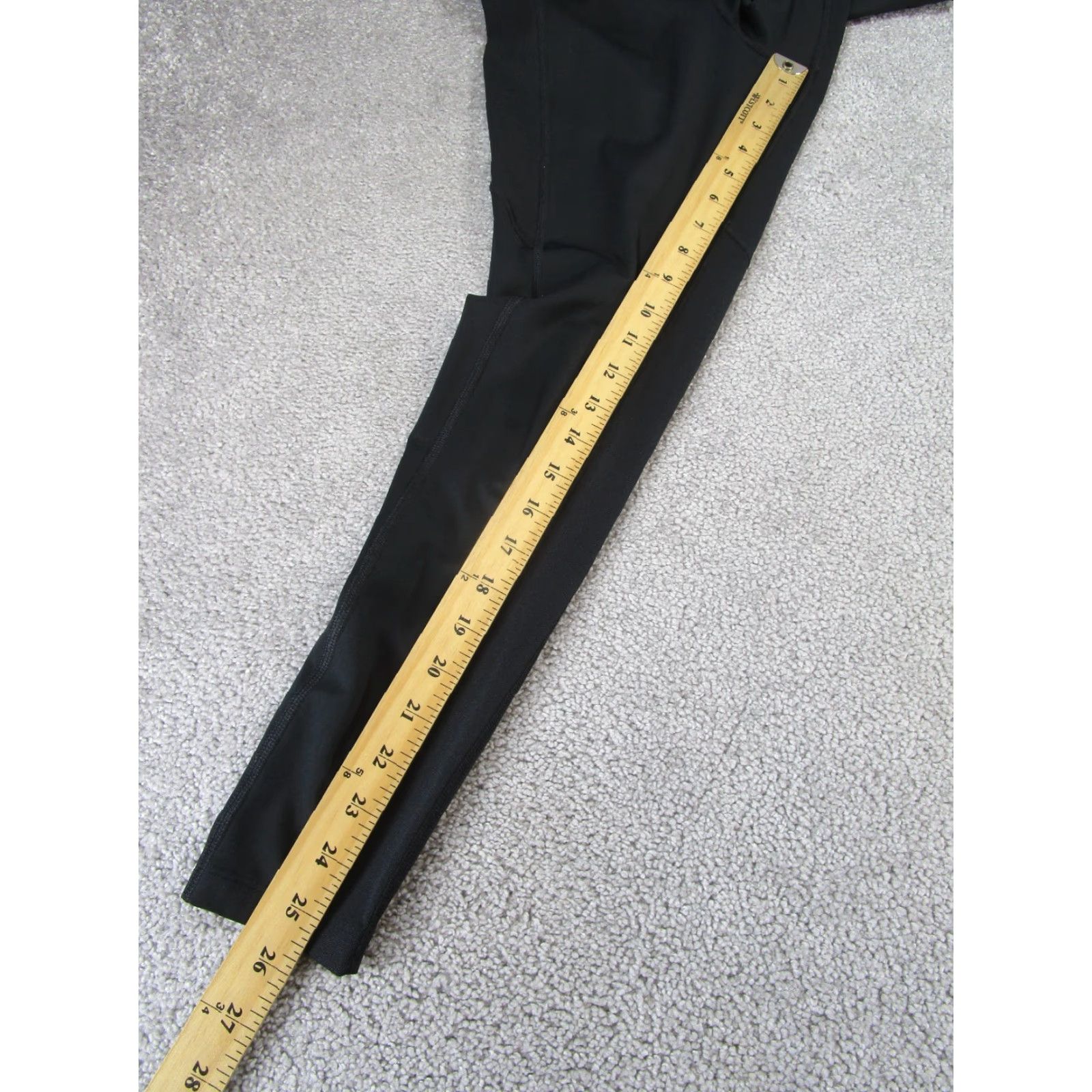 Nike Nike Leggings Women Medium Black Cropped Athletic Style Athleisure Gym Training Running Yoga Womens Size 32" / US 10 / IT 46 - 3 Thumbnail