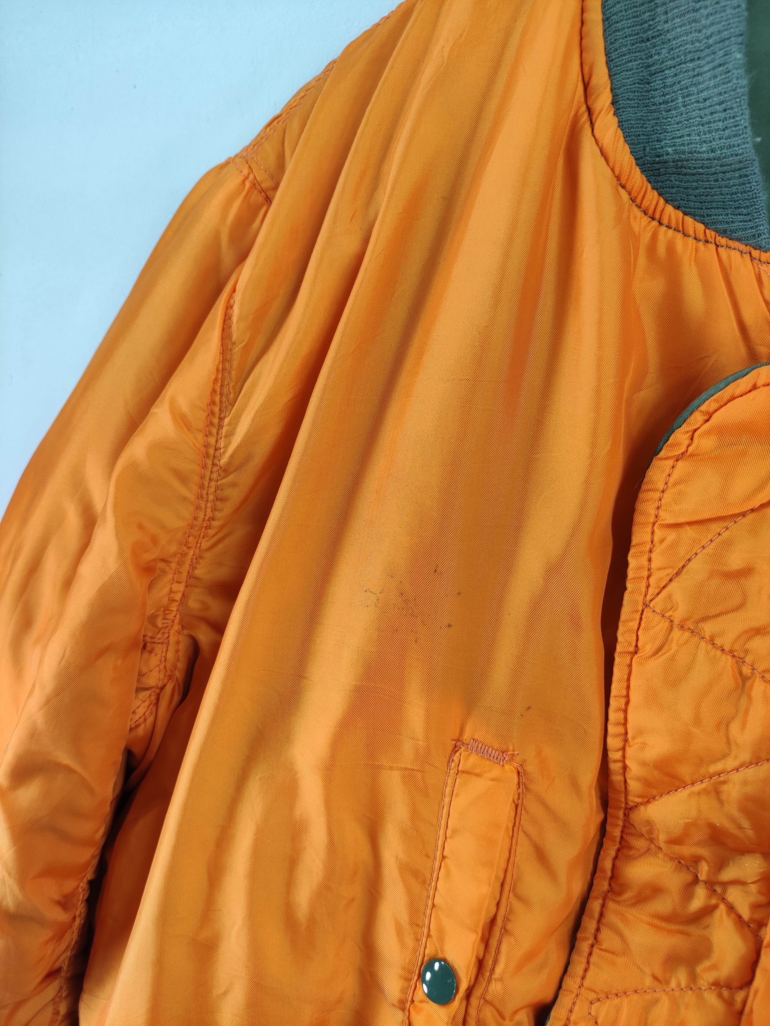 Alpha Industries Vintage Alpha Industries Ma-1 Bomber Jacket Reversible Size US XL / EU 56 / 4 - 17 Thumbnail