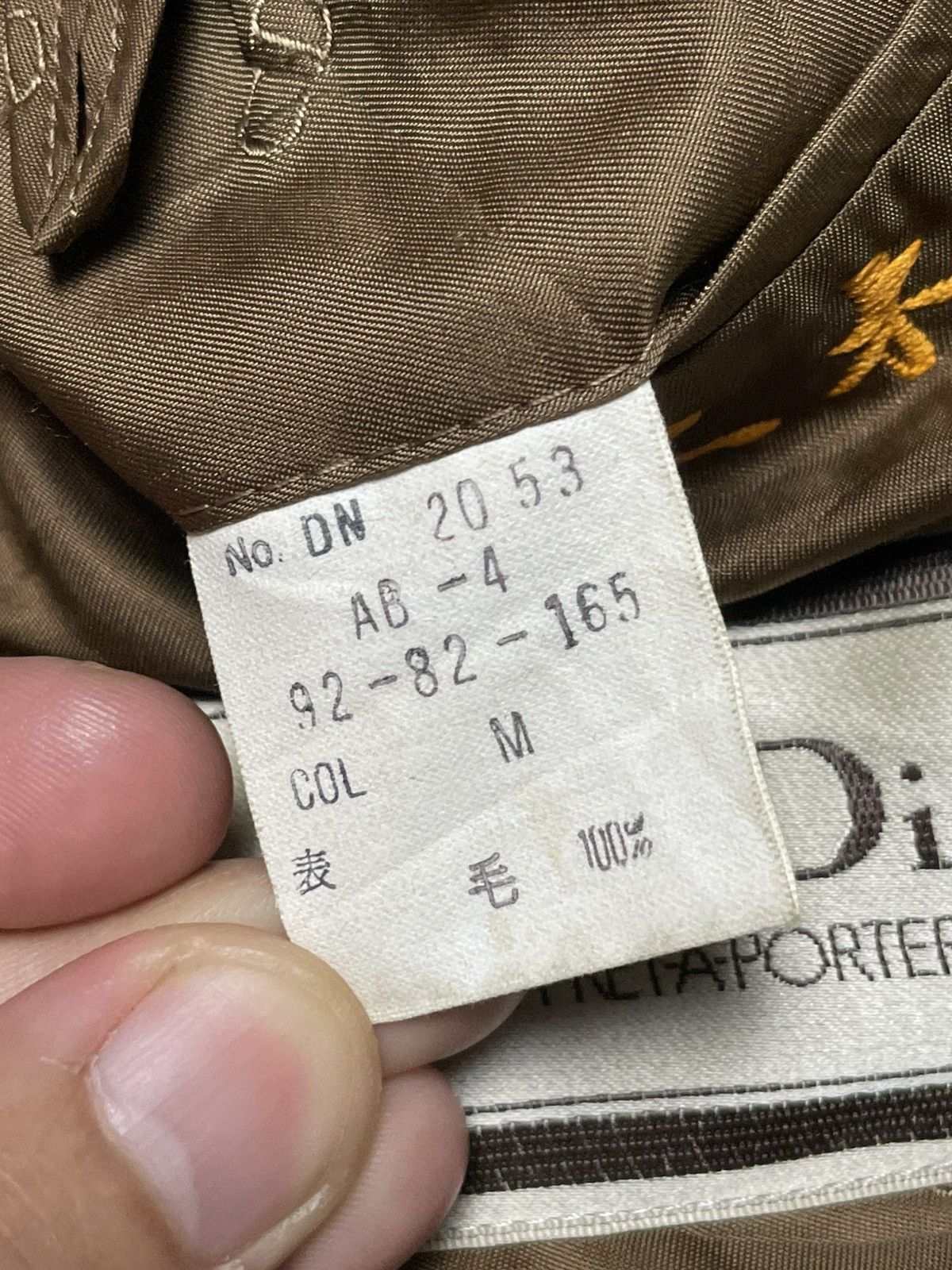 Christian Dior Monsieur × Designer × Vintage Christian Dior Vintage Tweed Wool Blazer (44) Size US M / EU 48-50 / 2 - 8 Thumbnail