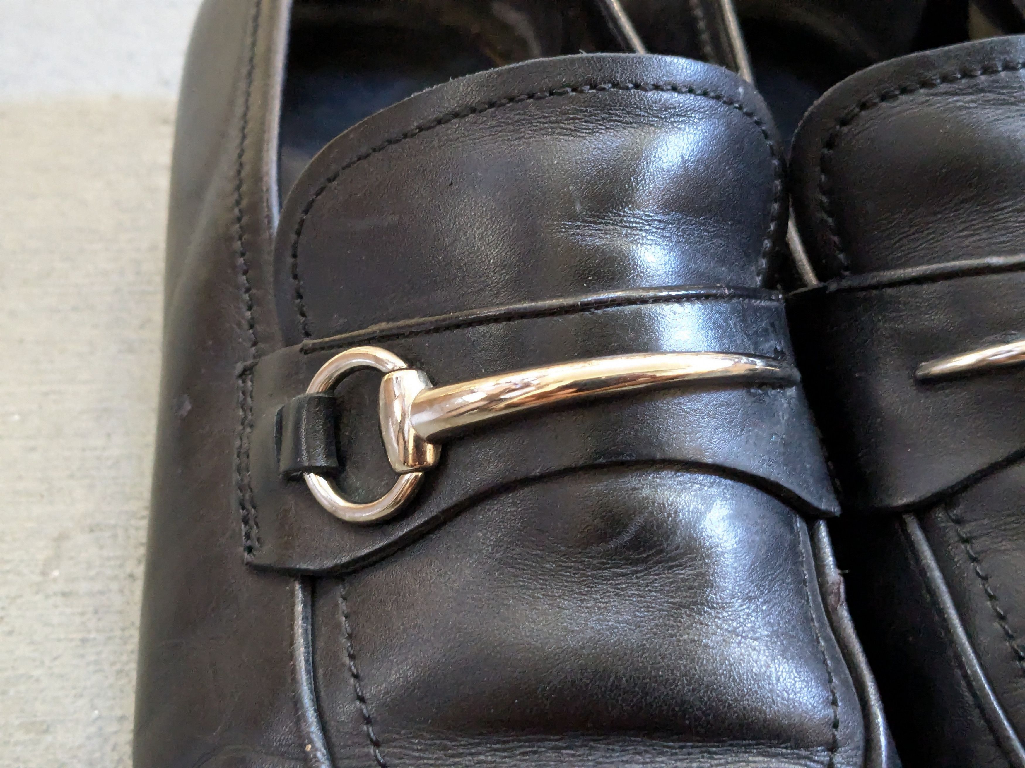 Gucci Gucci Horsebit Loafers Size 9 D Black Leather Snaffle Buckle Size US 9 / EU 42 - 8 Thumbnail