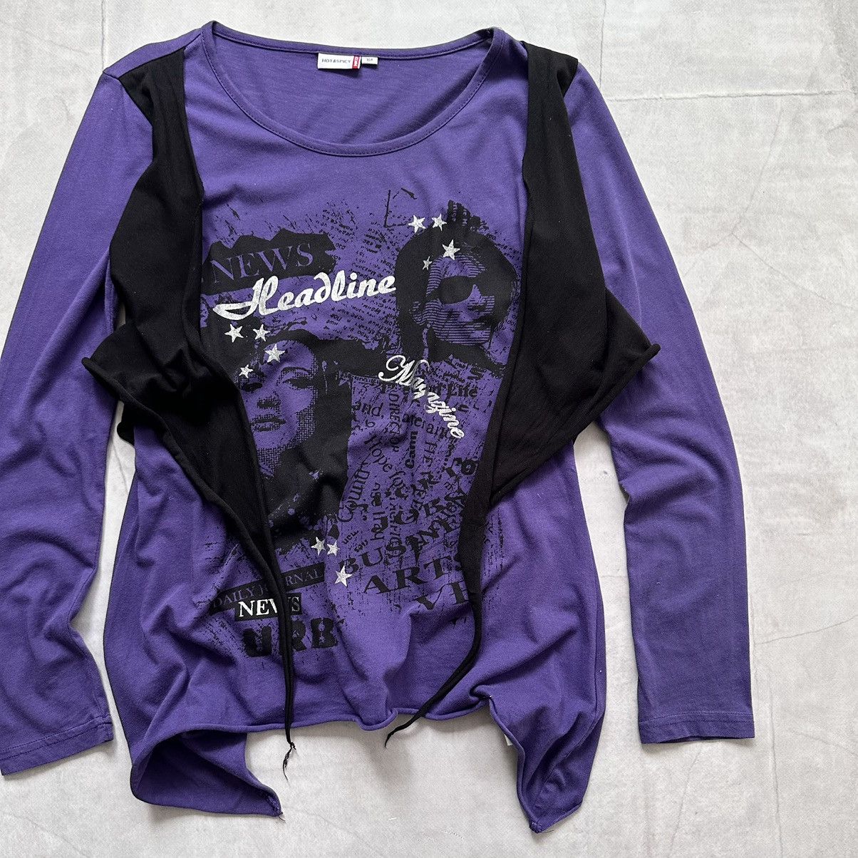 Hysteric Glamour × Undercover Bondage Hysteric Glamour Vibe Long Sleeve T Shirt Cop Copine Size S / US 4 / IT 40 - 3 Thumbnail