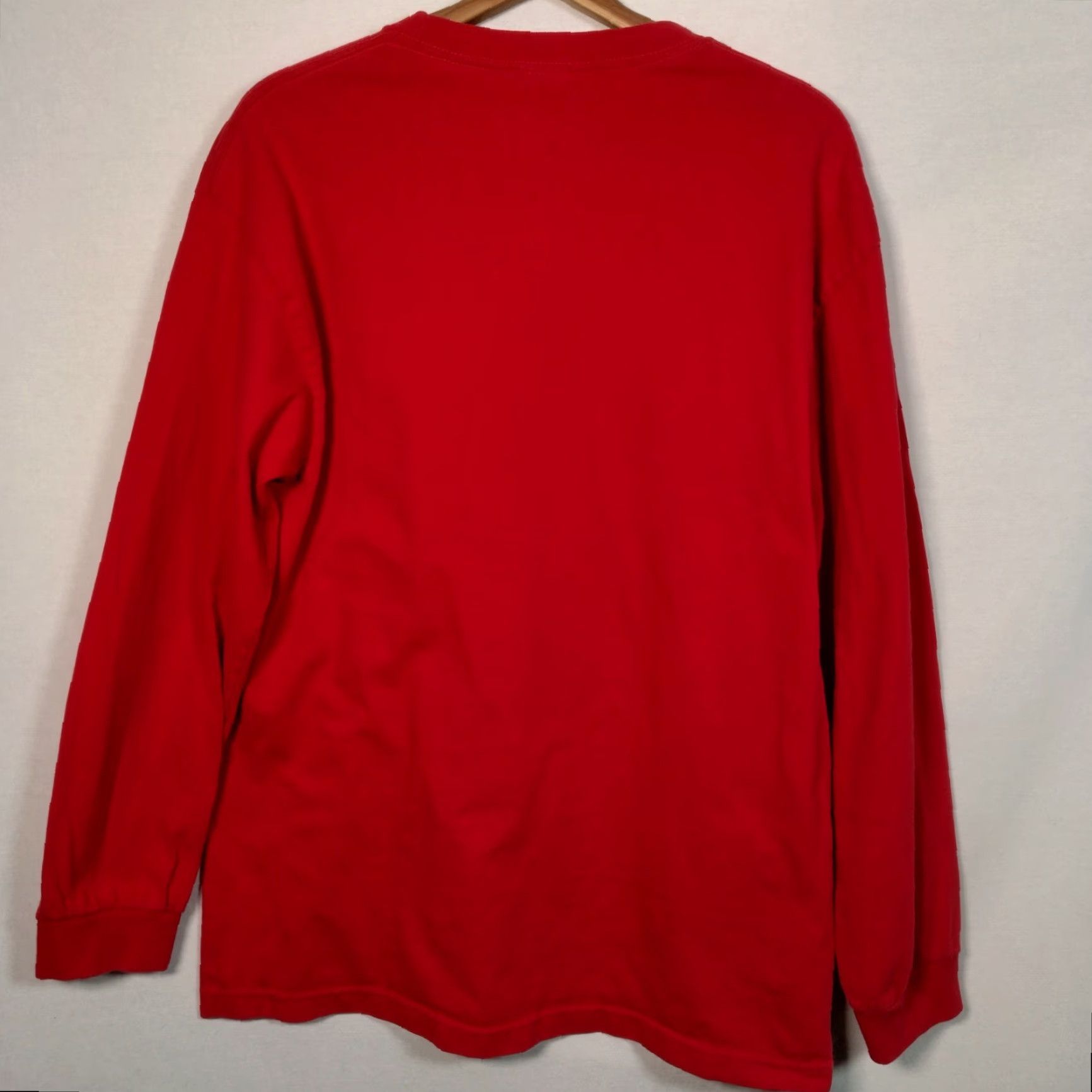 Peanuts VINTAGE Peanuts Snoopy Woodstock Shirt Large Red Christmas Lights Holiday Knits Crew Neck Men L Red Graphic T-Shirt Mens Size US L / EU 52-54 / 3 - 2 Thumbnail