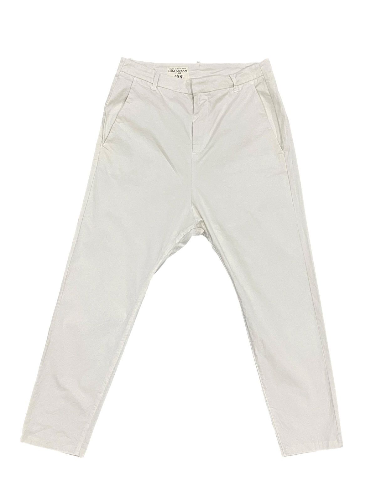 NILOS Nili Lotan Paris Pants Tribeca Design Drop Crotch Pants Size US 30 / EU 46 - 1 Thumbnail