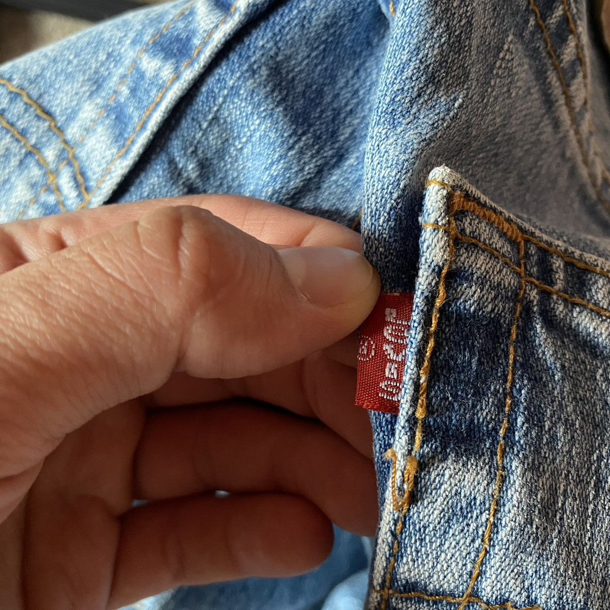 Levi's Levi’s 501 Washed Denim Jeans MADE IN USA Size US 28 / EU 44 - 6 Thumbnail