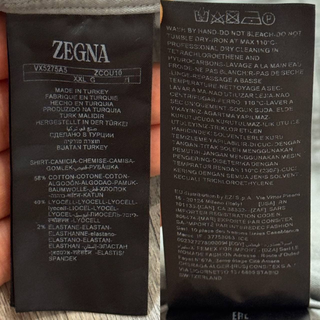 Ermenegildo Zegna Ermenegildo Zegna Two Pocket Work Jacket Size US XXL / EU 58 / 5 - 7 Thumbnail