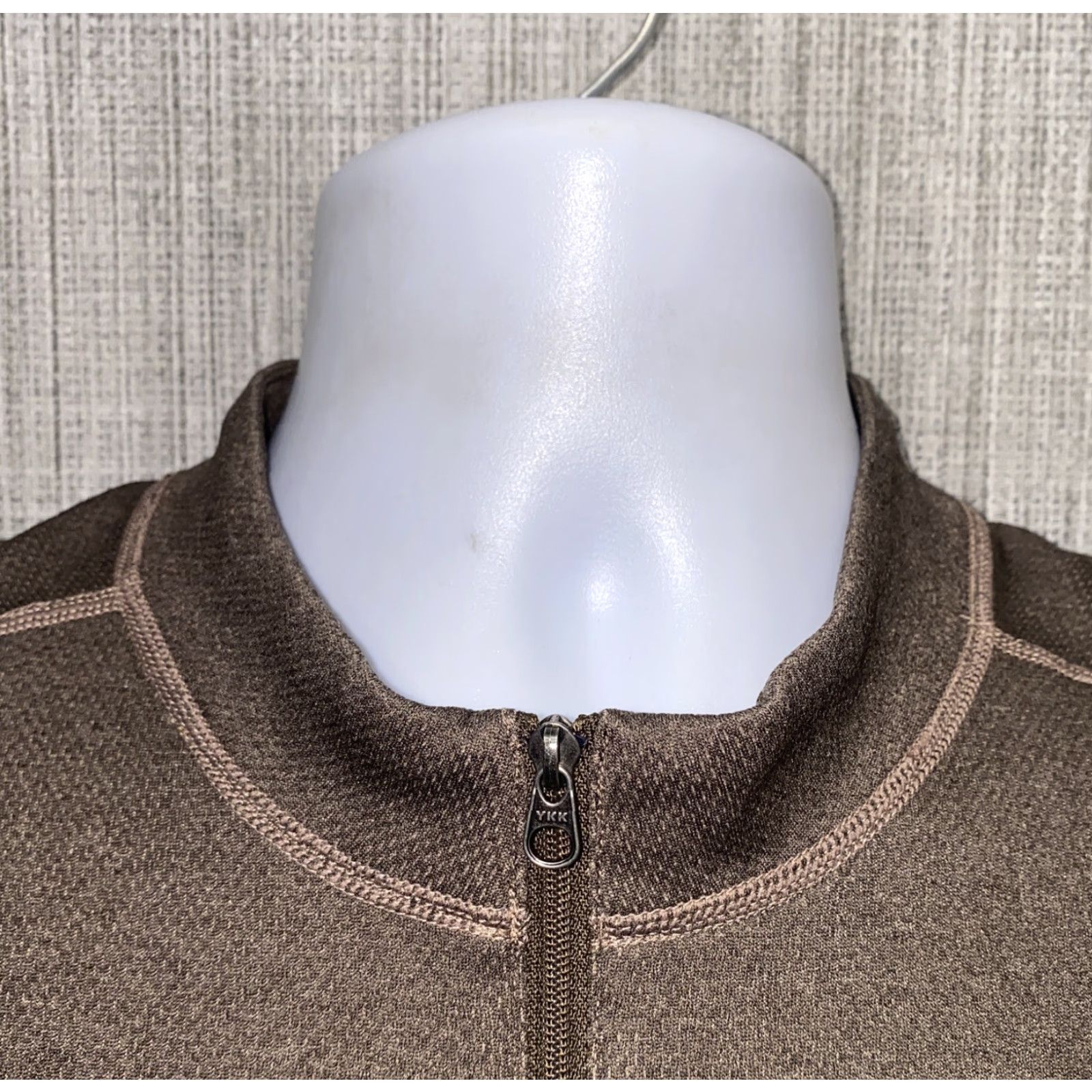 Vintage Kuhl Mens Brown Polyester Blend 1/2 Zip Pullover Shirt Size L Size US L / EU 52-54 / 3 - 3 Thumbnail