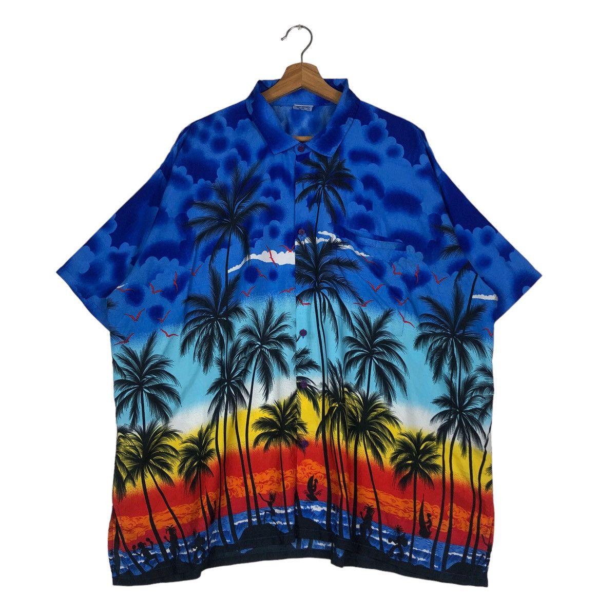 Japanese Brand Vintage Hawaii Shirt Button Over Print Rima Toyo Enterprise Size US XXL / EU 58 / 5 - 1 Thumbnail