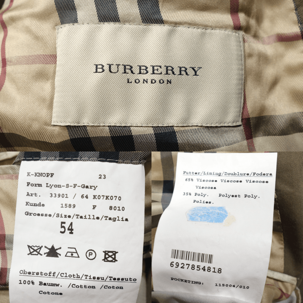 Burberry 00S Nova Check Inside Blazer Vintage Size US L / EU 52-54 / 3 - 10 Thumbnail