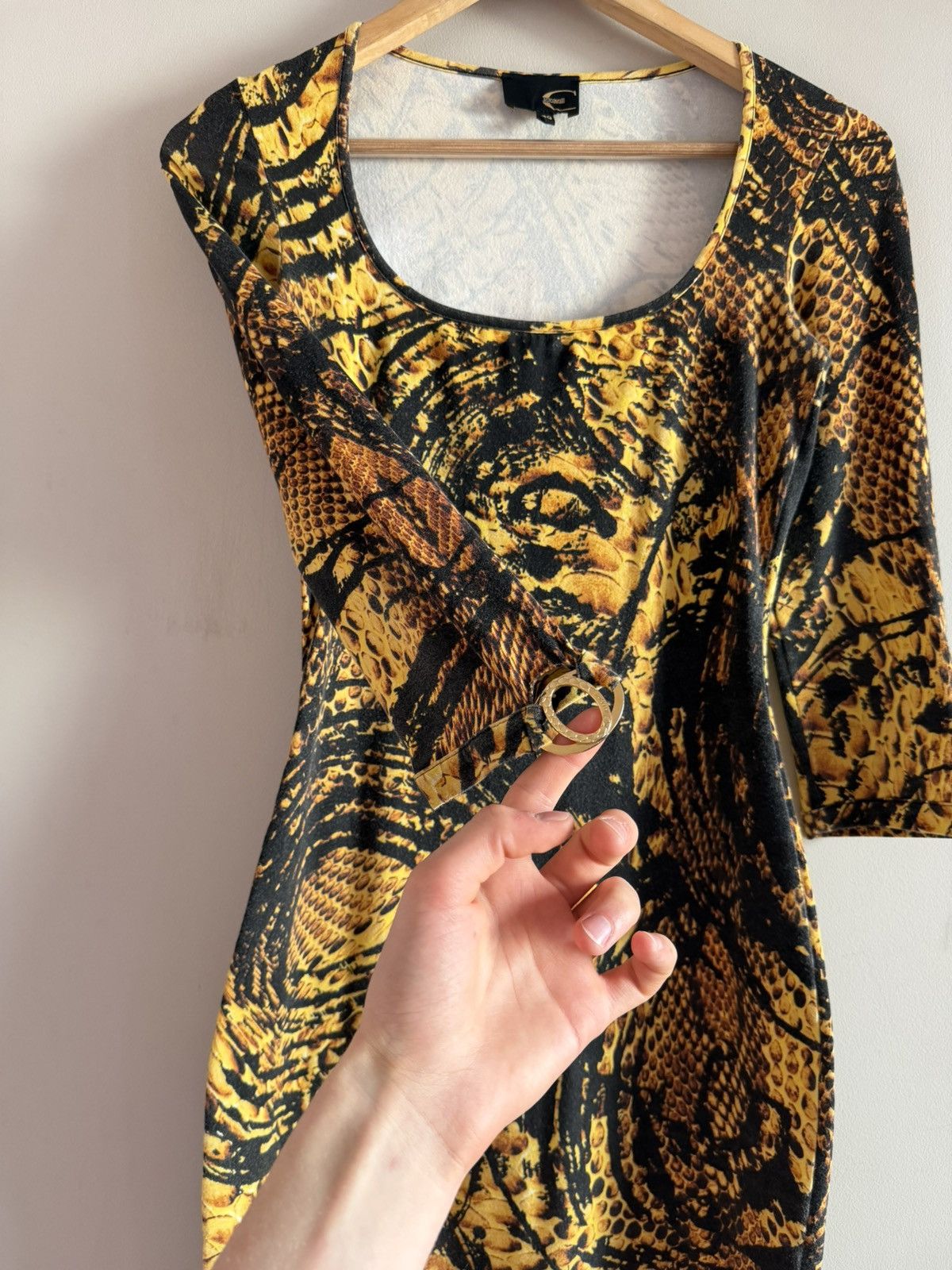 Just Cavalli Just Cavalli Snake Print Bodycon Dress Size S / US 4 / IT 40 - 5 Thumbnail