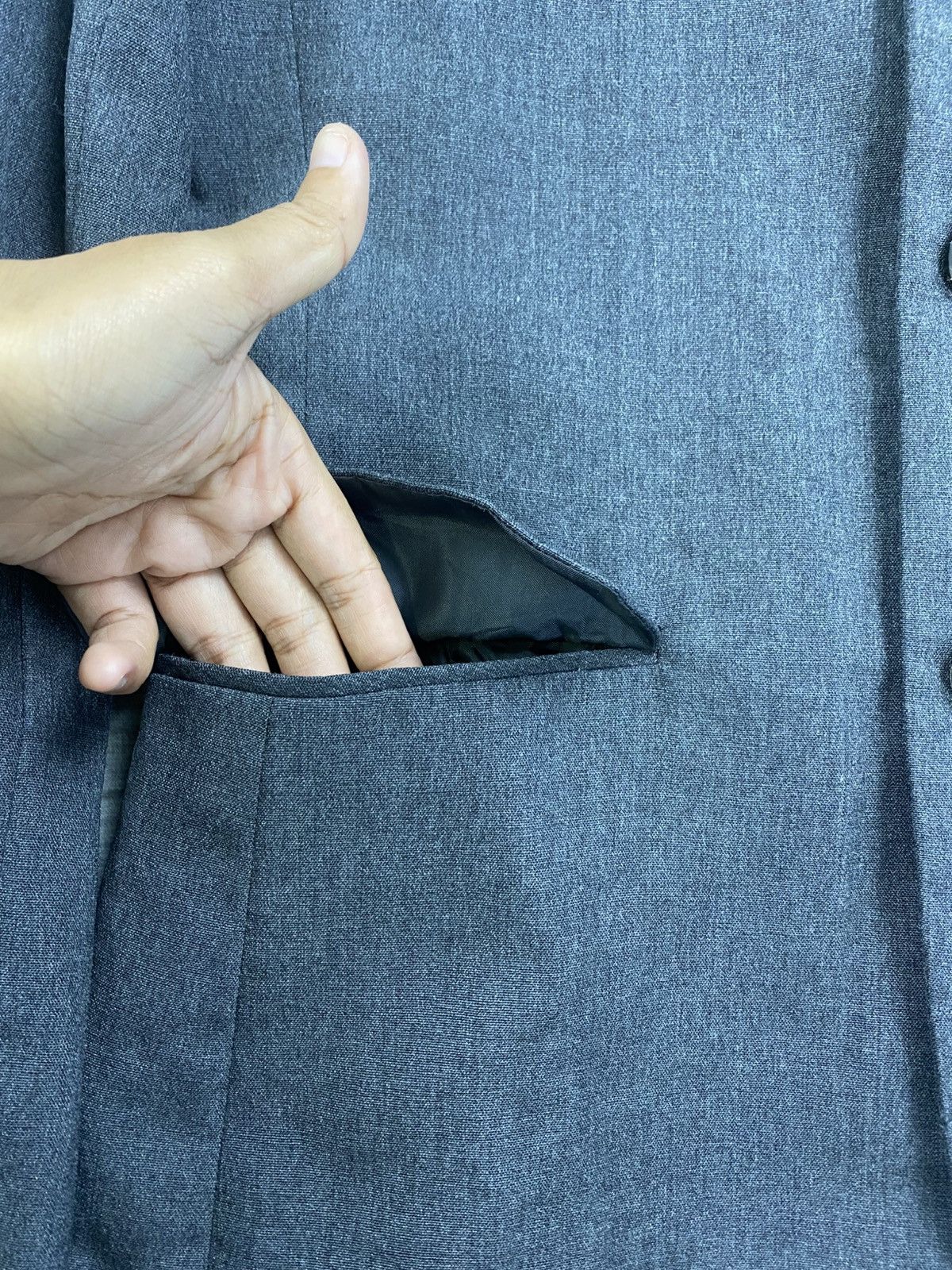 Designer × Vintage × Yohji Yamamoto Vintage Yohji Yamamoto INED Wool Blazer Size US S / EU 44-46 / 1 - 6 Thumbnail