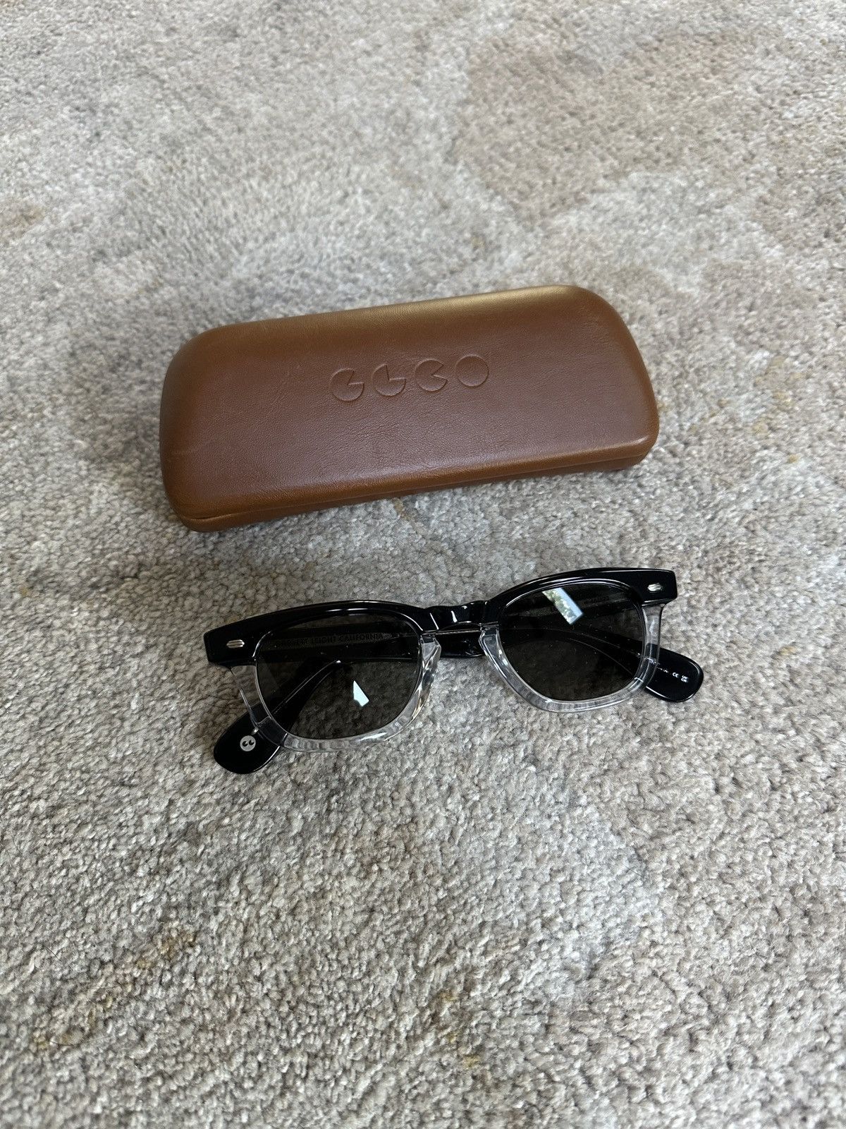 Garrett Leight Lo-B Sun Yin and Yang Sunglasses Size ONE SIZE - 2 Thumbnail