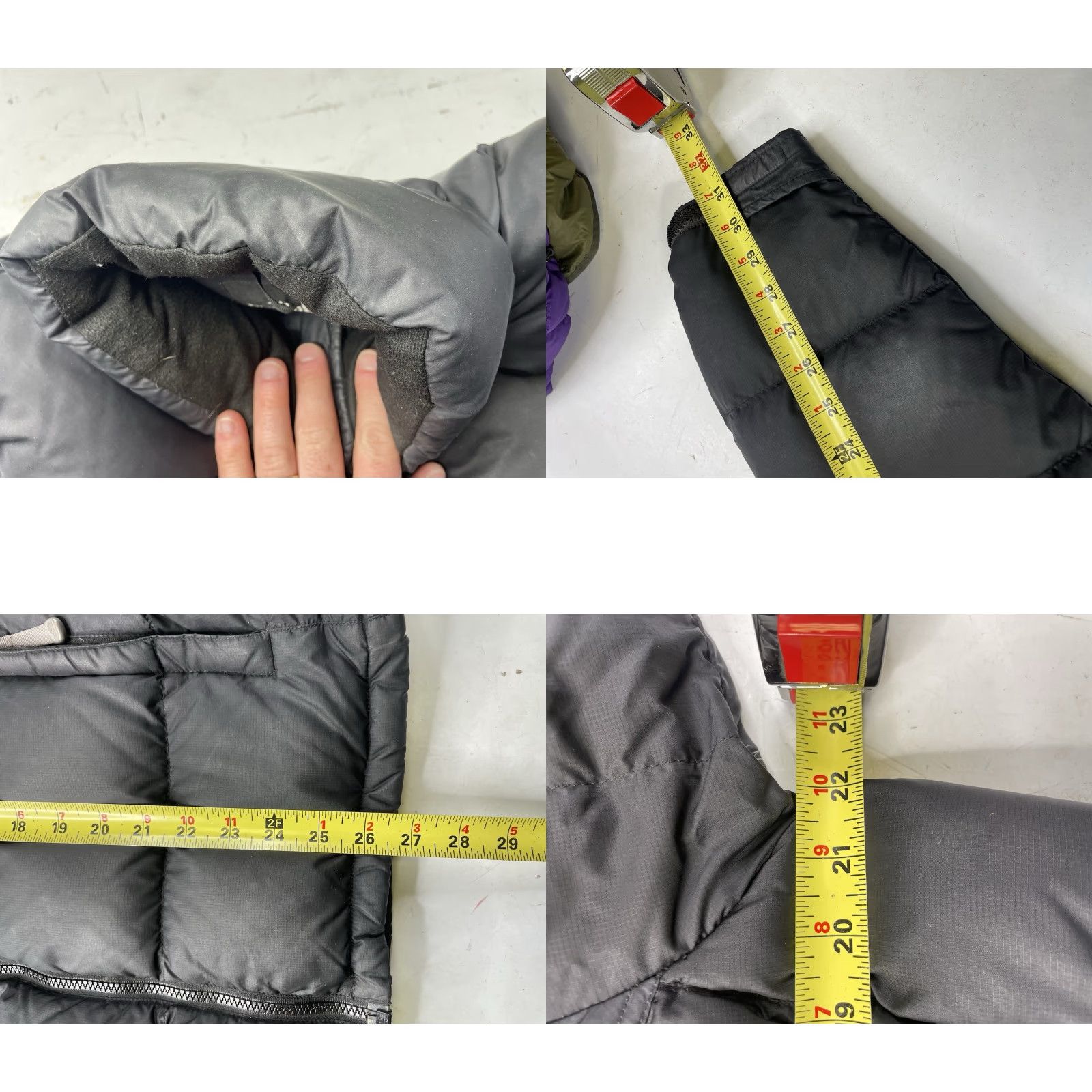 The North Face VINTAGE The North Face Puffer Jacket 700 Nupste Womens Large Black TNF 700 Nupste Jacket Regular Size L Women Size L / US 10 / IT 46 - 9 Thumbnail