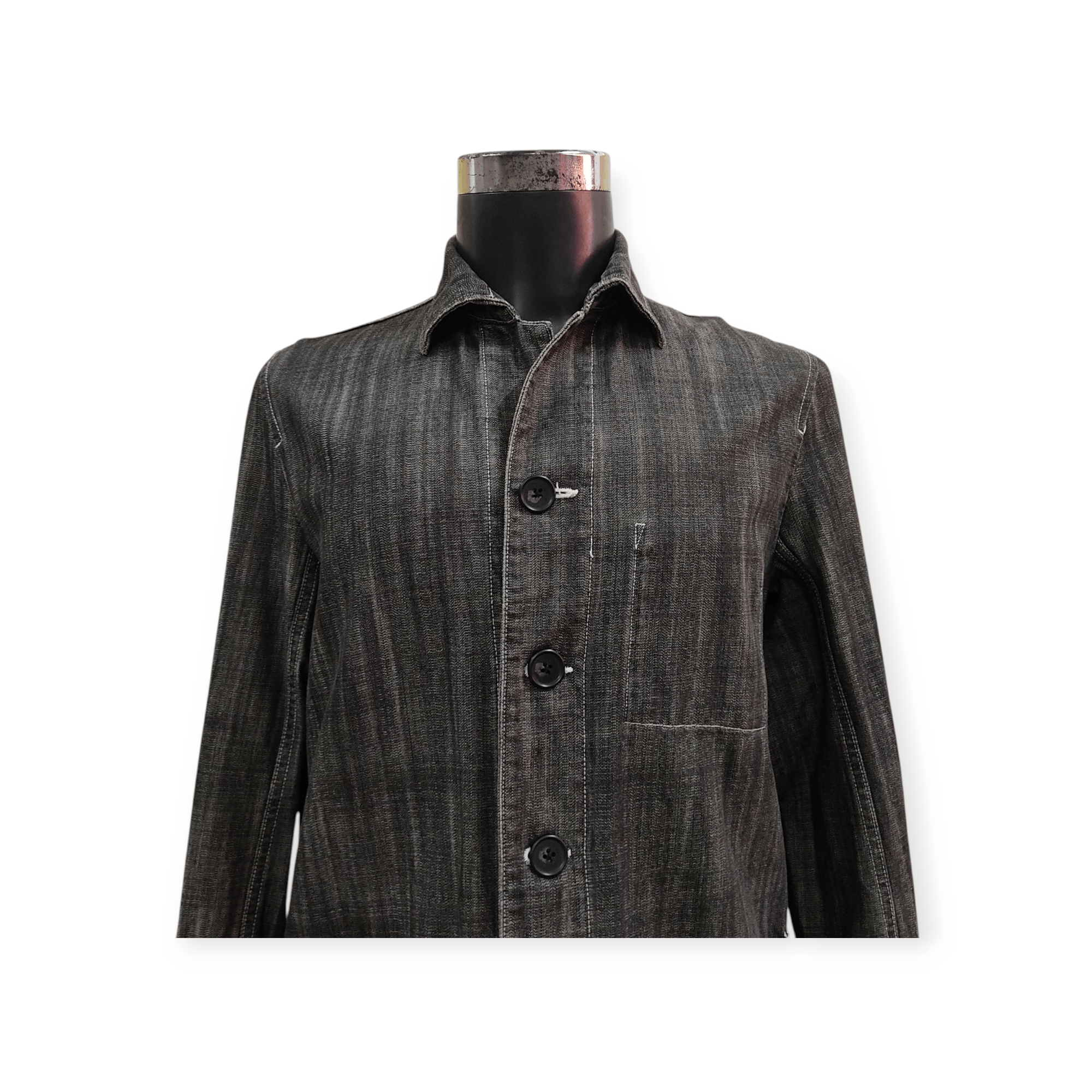 GOODENOUGH Rare! Complete Finesse by Fujiwara: Long Denim Chore Jacket Size US M / EU 48-50 / 2 - 2 Thumbnail
