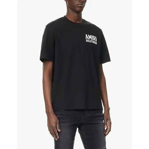 Amiri o1h1sh10525 Jazz Wolf T-Shirt in Black Size US L / EU 52-54 / 3 - 3 Thumbnail