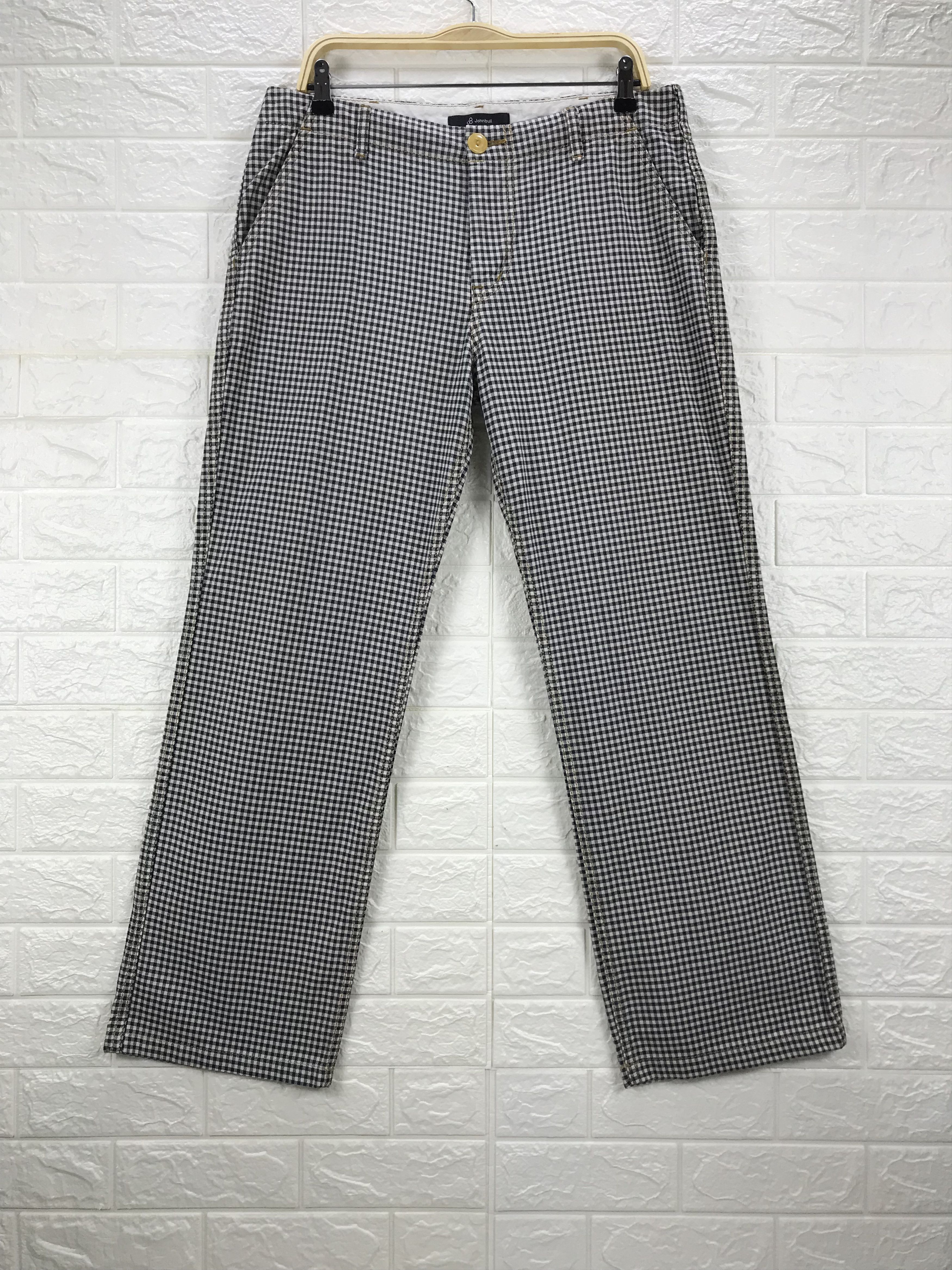 Japanese Brand Vintage Johnbull Plaid Pants Size US 32 / EU 48 - 1 Thumbnail