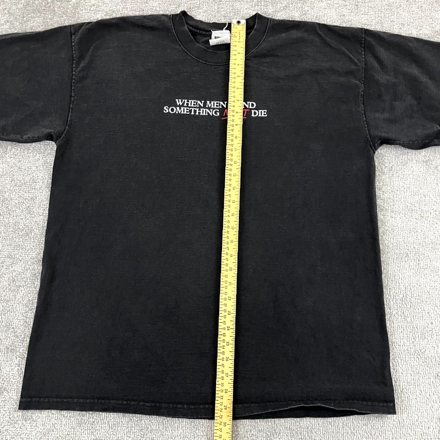 Vintage VINTAGE Rolling Thunder Shirt Mens XL Black Gray Hunting Deer Redneck Graphic Tee USA 90s Outdoors White Space: None? Size US XL / EU 56 / 4 - 6 Thumbnail