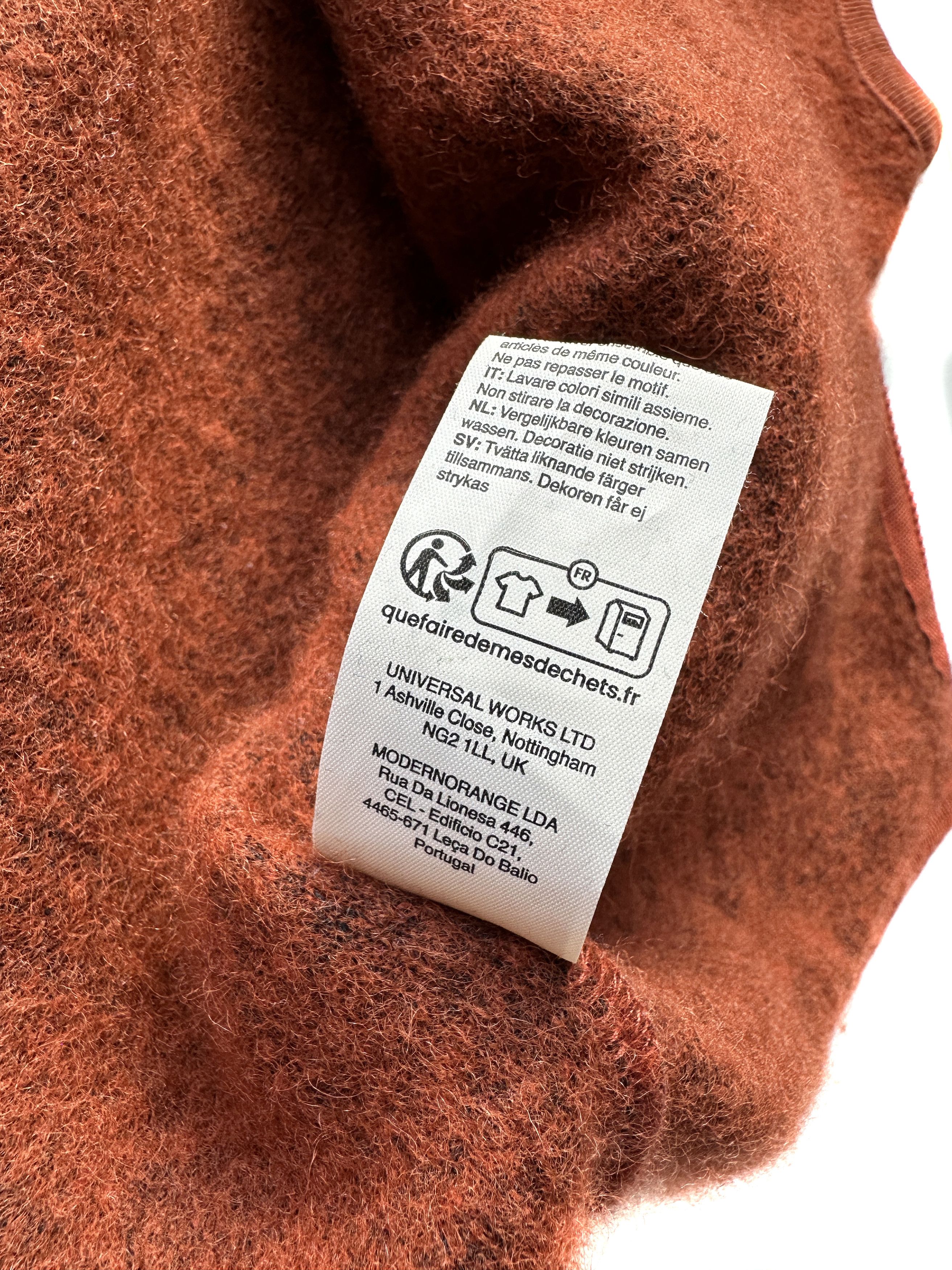 Universal Works Universal Works brick wool vest Size US M / EU 48-50 / 2 - 6 Thumbnail
