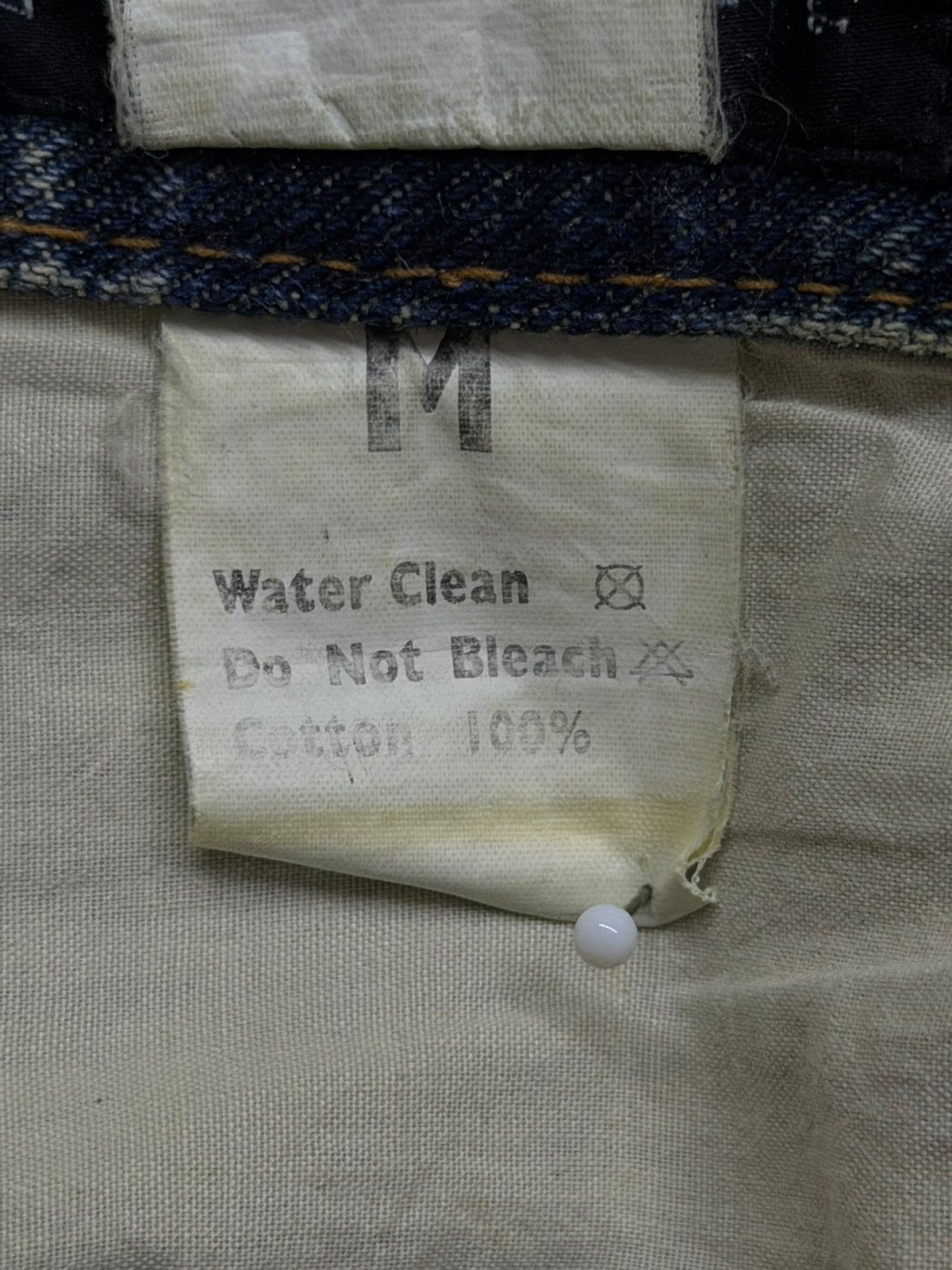 Japanese Brand Vintage Absolut Jeans | Vintage Faded Wash Straight Fit | 30 Size US 30 / EU 46 - 12 Thumbnail