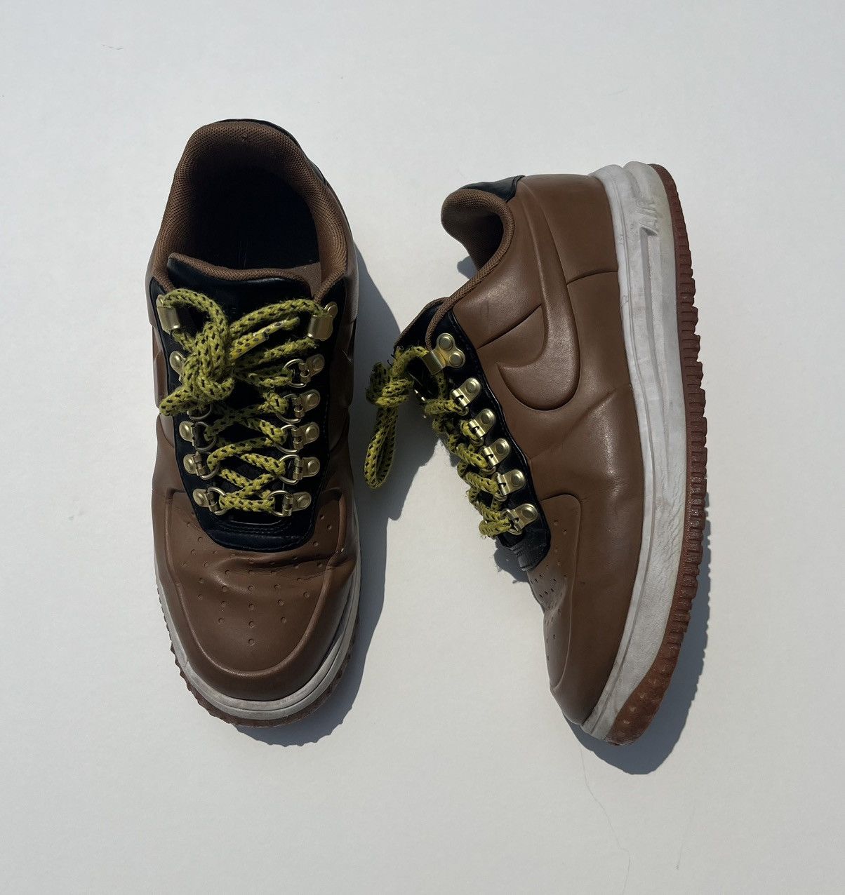 Nike Men’s Nike Lunar Force Duckboot Low Size 8 Ale Brown Black Size US 8 / EU 41 - 4 Thumbnail