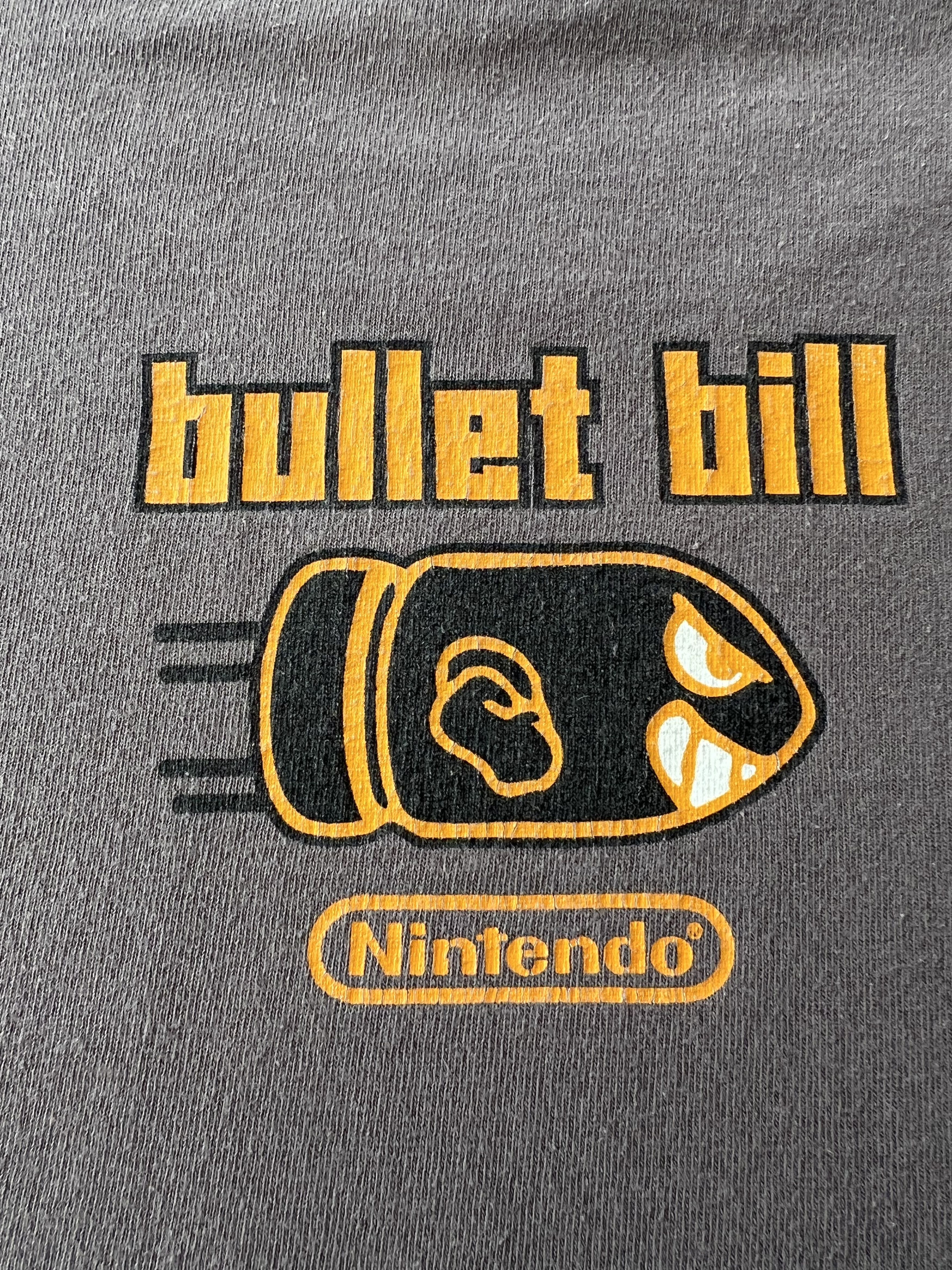 Nintendo Vintage 2000s Nintendo Bullet Bill Enemy Super Mario T-shirt Size US L / EU 52-54 / 3 - 14 Thumbnail