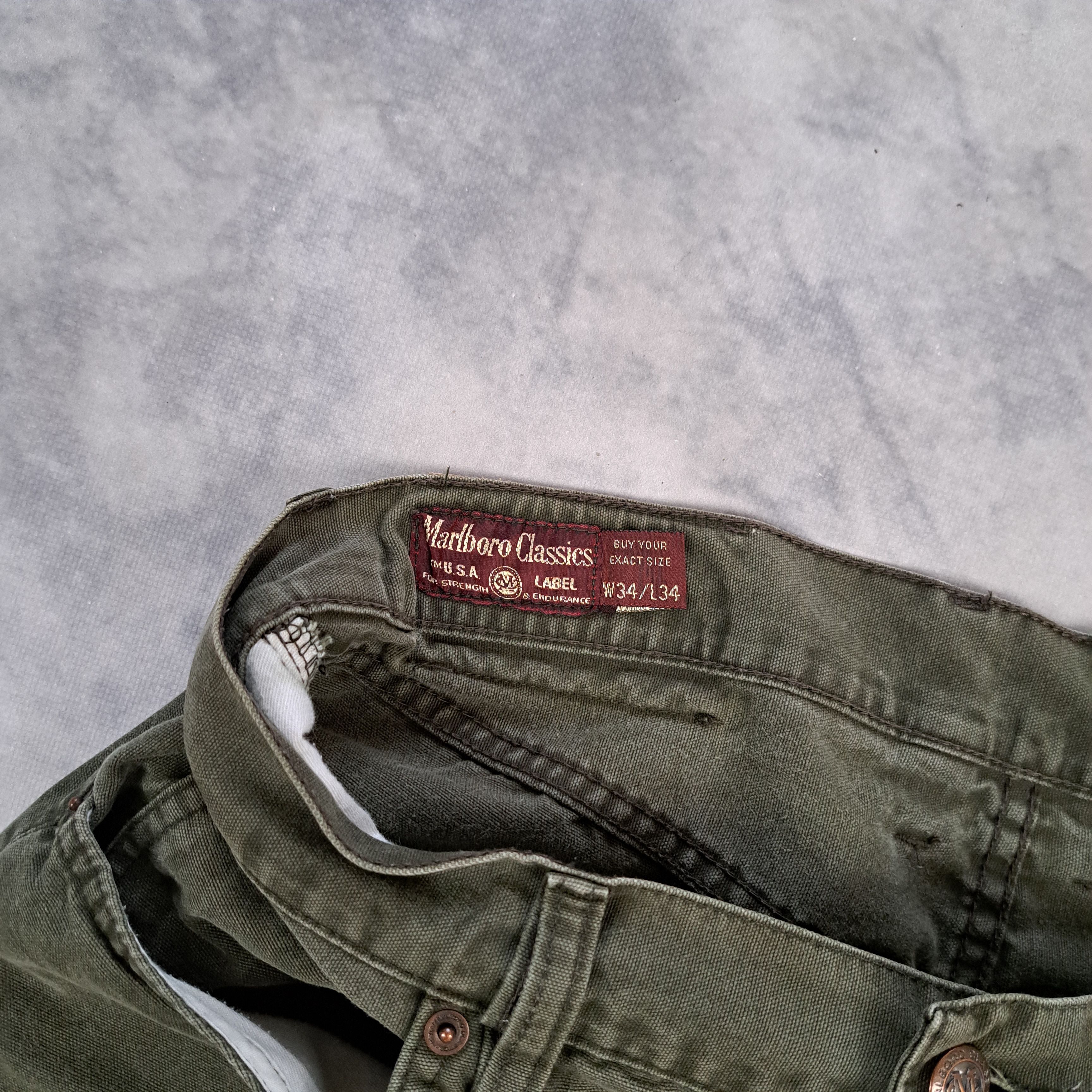 Marlboro Classics Vintage Marlboro Classics Denim Loose Pants Workwear Jeans Size US 34 / EU 50 - 4 Thumbnail