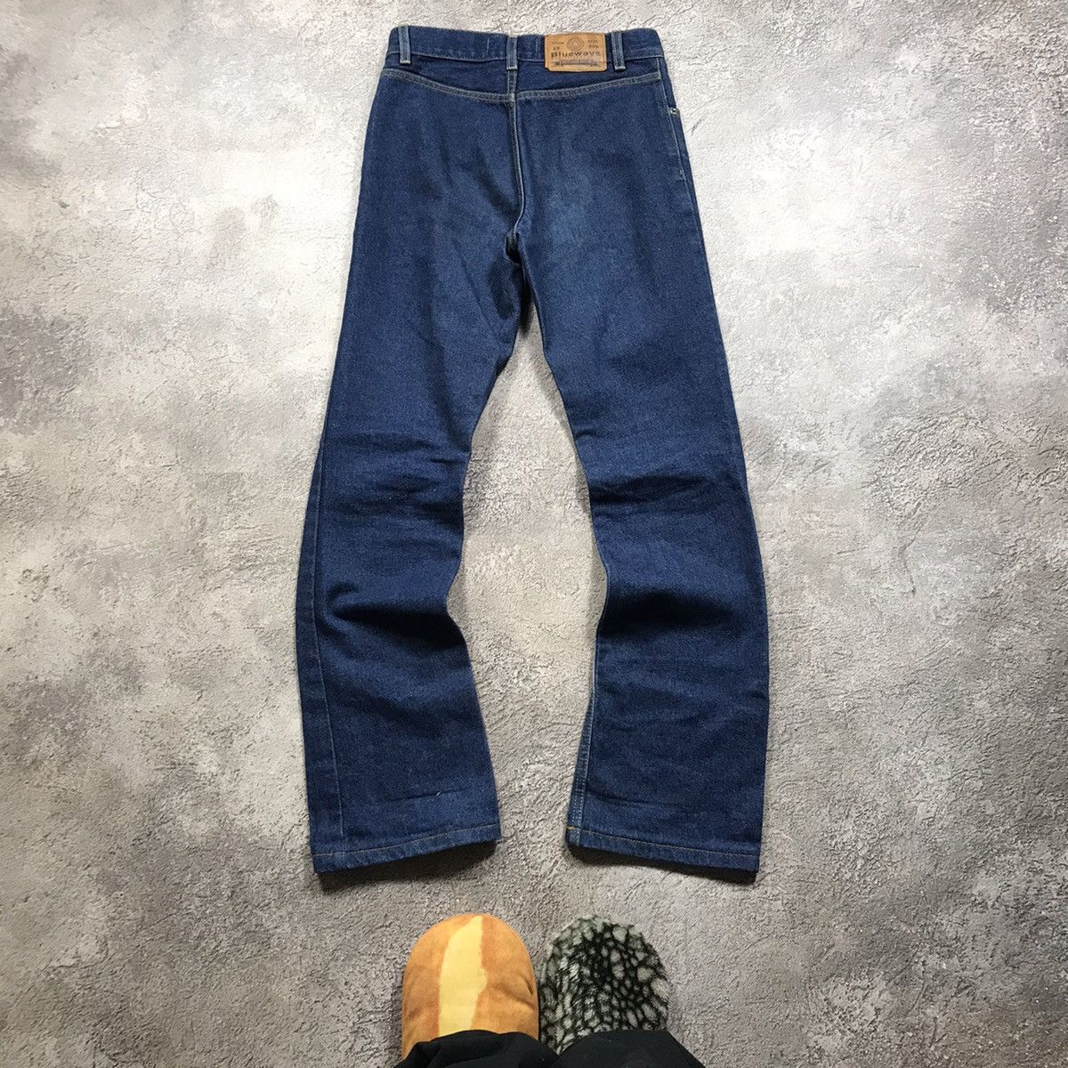 Vintage Vintage 90s Baggy Distressed Wide Leg Jeans Grunge Y2K 26 Size 26" / US 2 / IT 38 - 4 Thumbnail