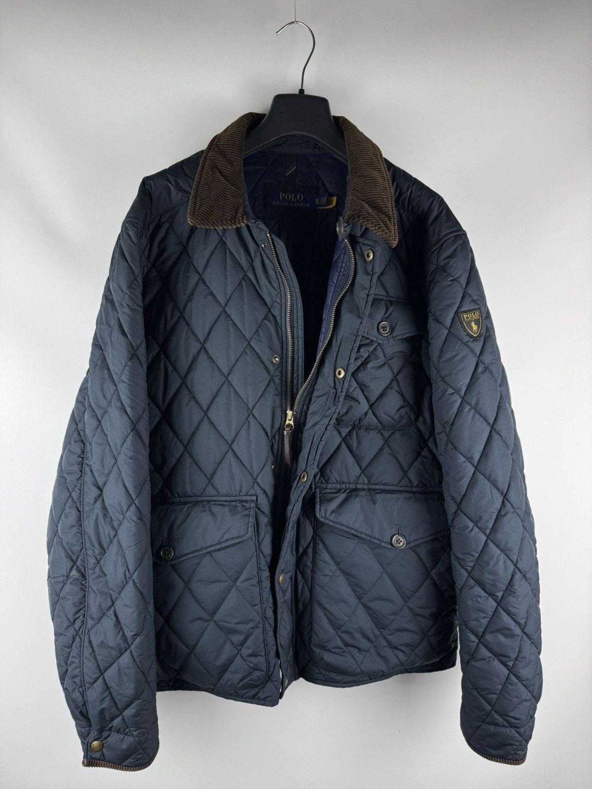 Polo Ralph Lauren Polo Ralph Lauren The Beaton Black Diamond Quilted Corduroy Size US XL / EU 56 / 4 - 1 Thumbnail