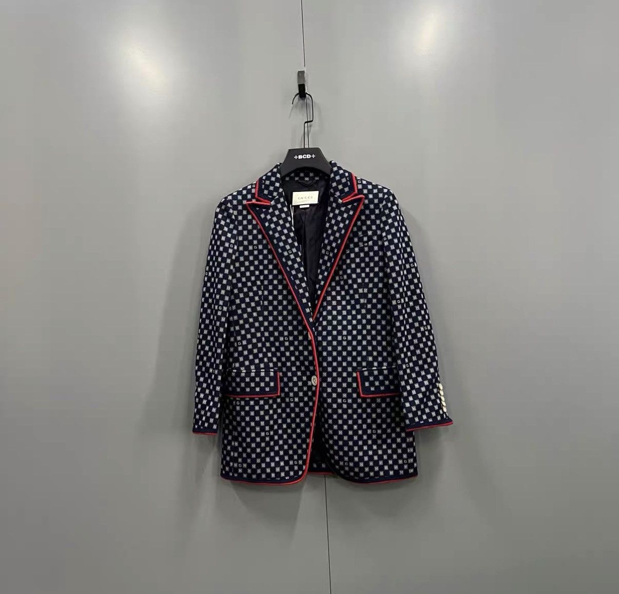 Gucci GUCCI All-Over Geometric Print Blazer J41 Size US XXS / EU 40 - 1 Thumbnail