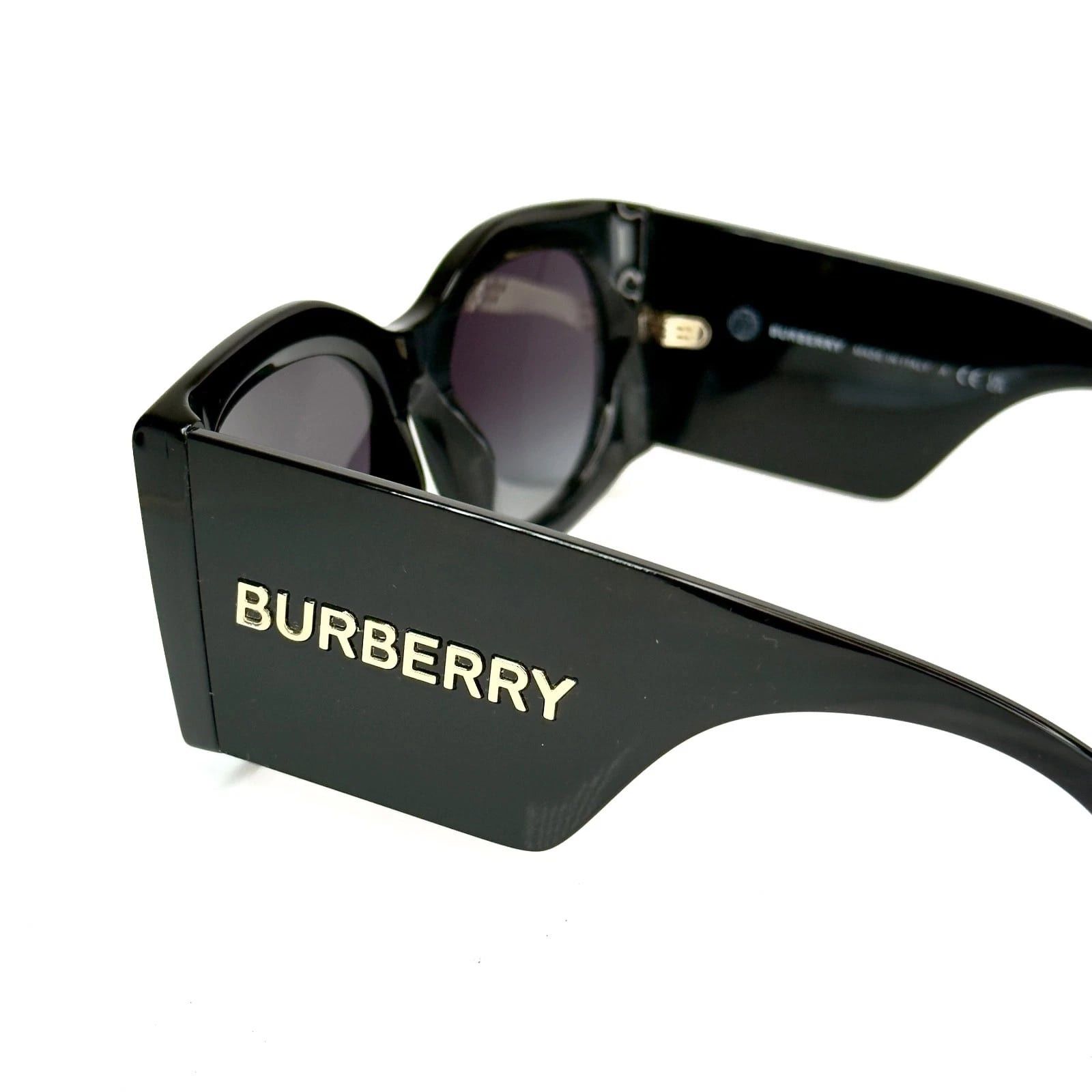 Burberry BURBERRY 4388 MADELINE BE4388U Black Bold Fashion Sunglasses Size ONE SIZE - 4 Thumbnail