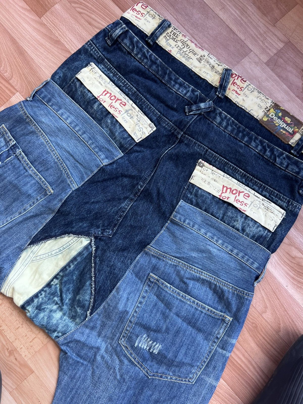 Desigual Desigual Funky Double Waist Y2K Pants Men’s Blue Size 34 Size US 34 / EU 50 - 9 Thumbnail