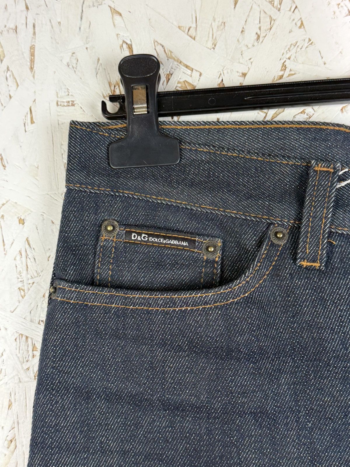 Dolce & Gabbana Dolce & Gabbana SS2002 Butterfly Denim Flared Jeans 28/42 Size 28" / US 6 / IT 42 - 4 Thumbnail