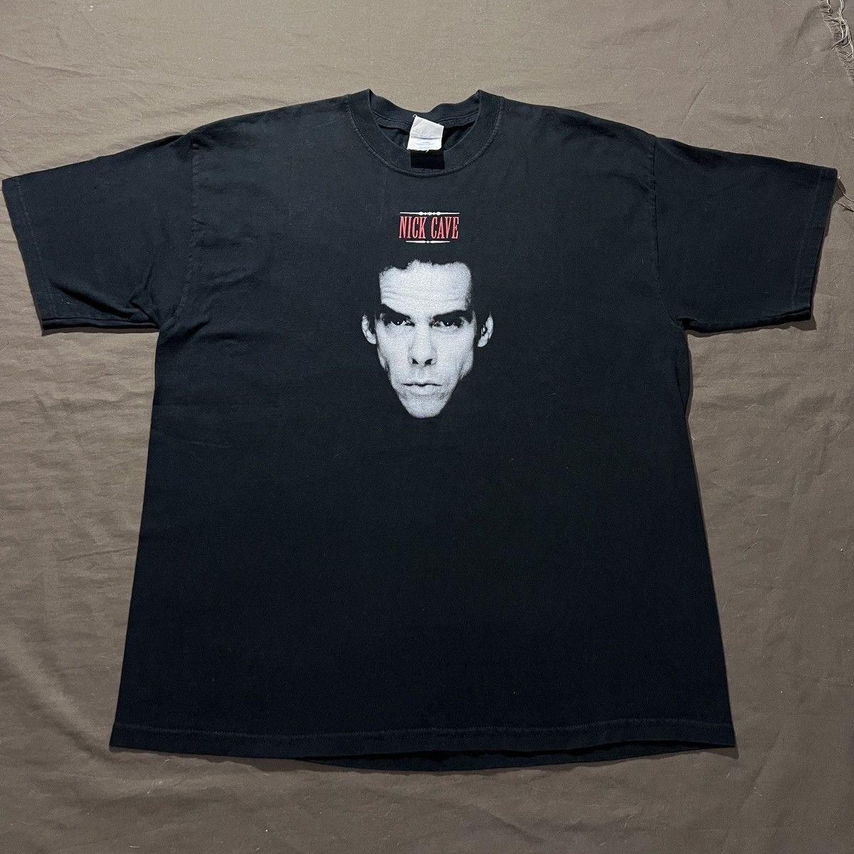Vintage VTG Nick Cave solo performance USA 2001 Tour XL Punk Gothic Size US XL / EU 56 / 4 - 4 Thumbnail