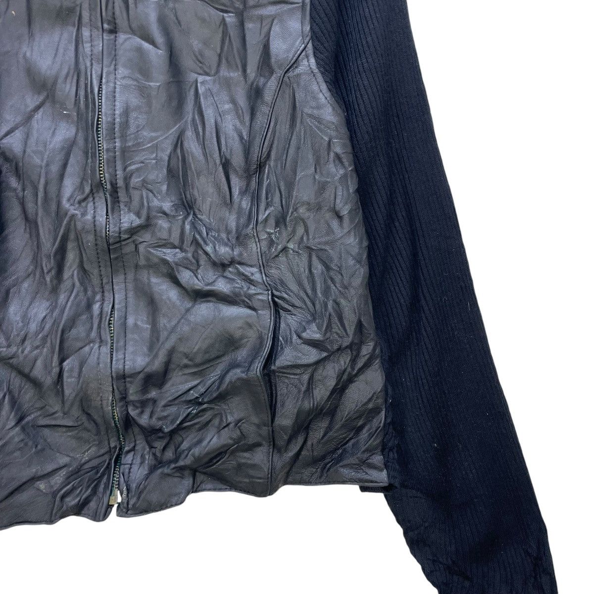 Designer × Leather Jacklyn Smith Classic Genuine Leather Jacket Size M / US 6-8 / IT 42-44 - 5 Thumbnail