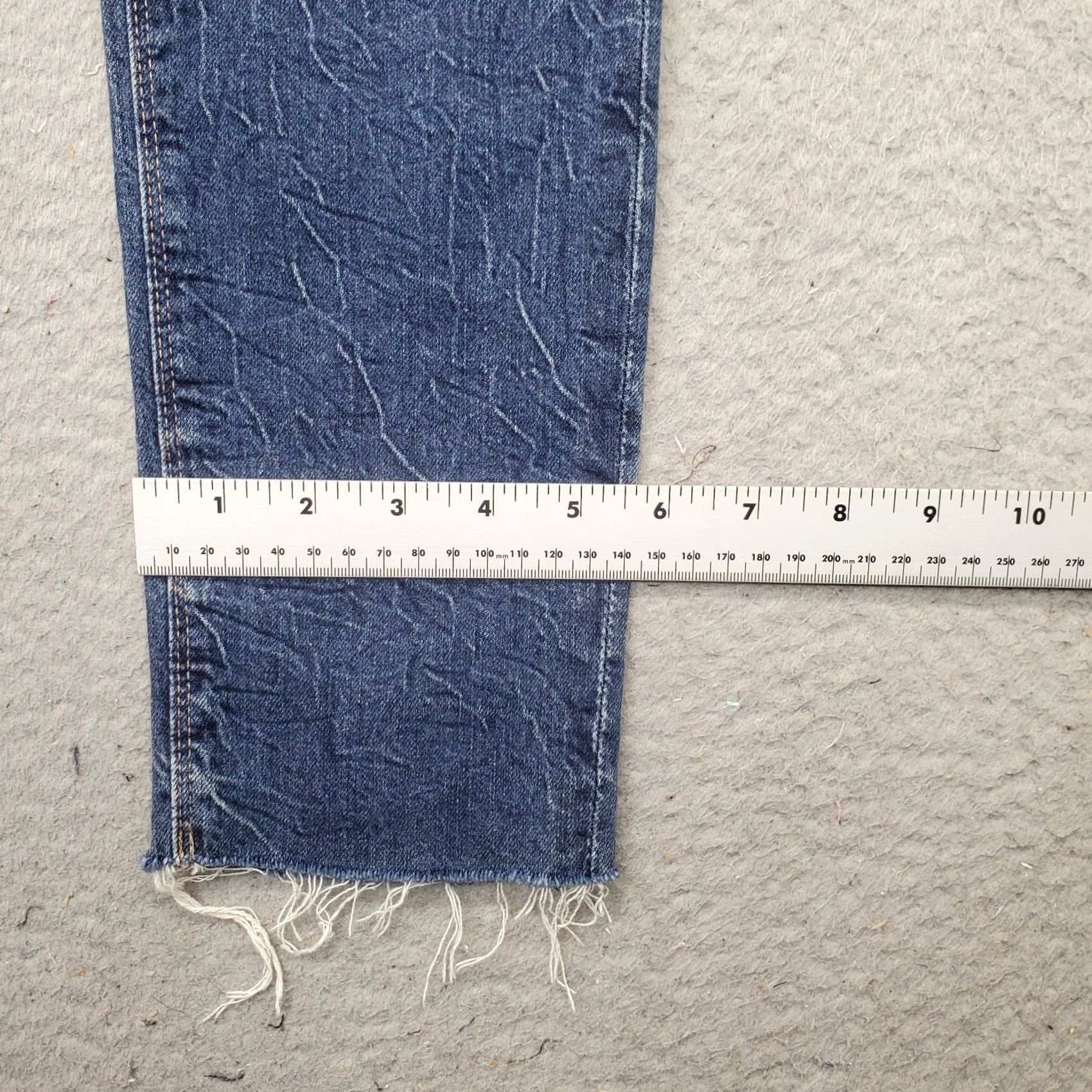 Lucky Brand Lucky Brand Lolita Skinny Jeans Womens Size 2 Blue Denim ORTA Premium Distressed, Jeans, Womens, 2, Blue, Medium Wash, 5-Pocket, Regular Fit Size 26" / US 2 / IT 38 - 5 Thumbnail
