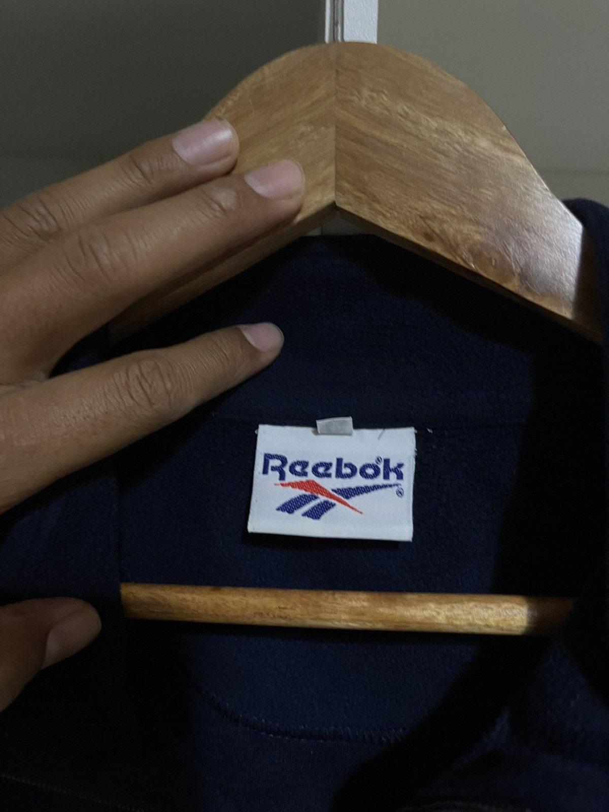 Reebok Vintage Reebok Fleece Half Zipper Size US M / EU 48-50 / 2 - 2 Thumbnail