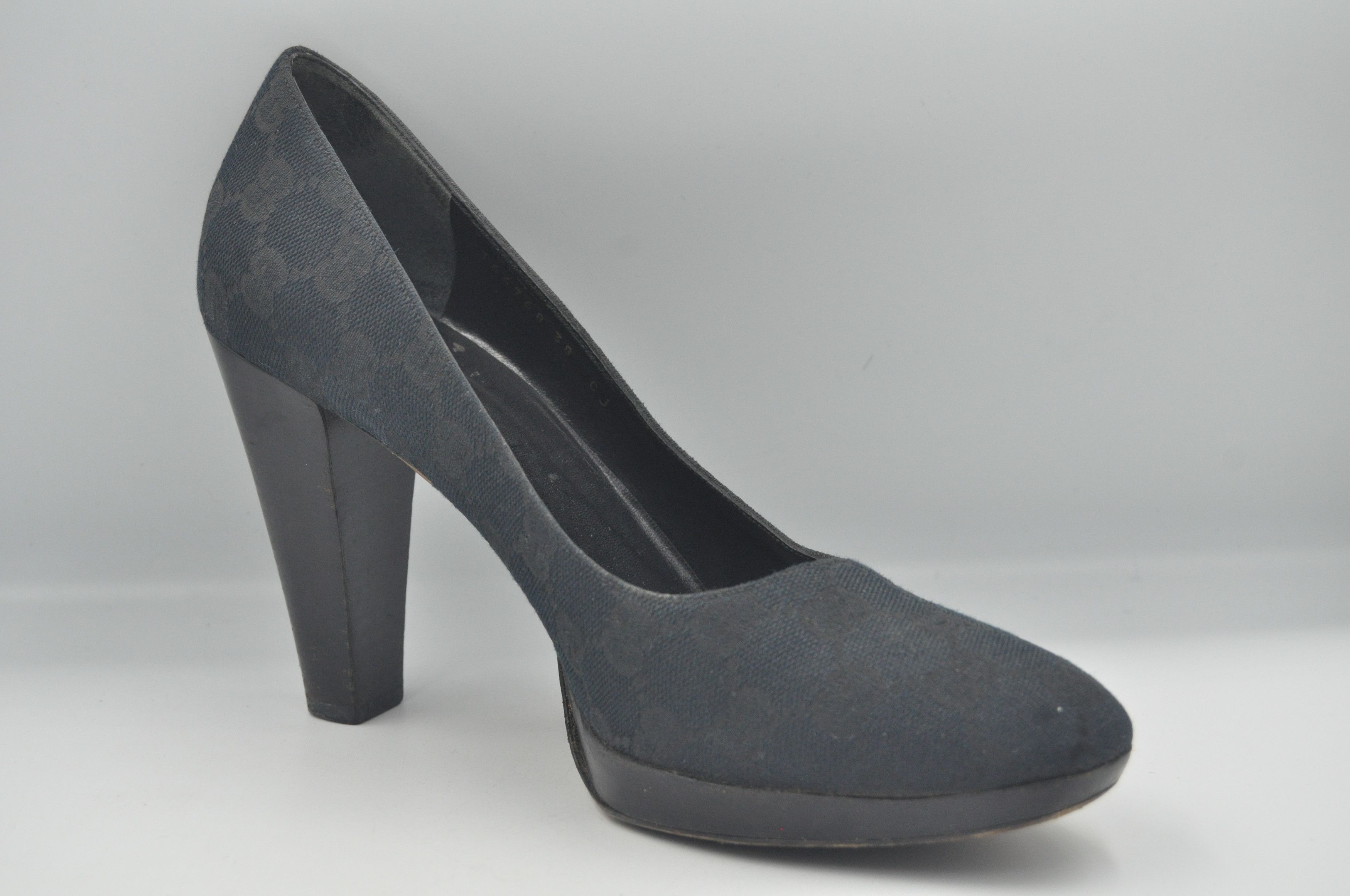 Gucci Gucci - Monogram Heel Pumps Size US 8 / IT 38 - 13 Thumbnail