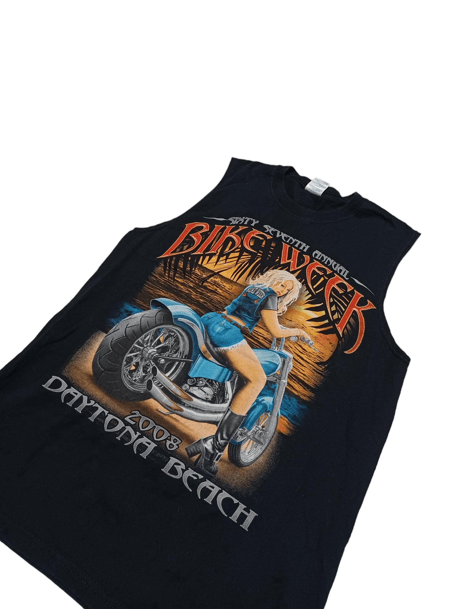 Gildan GILDAN VINTAGE 2008 BIKE WEEK DAYTONA BEACH RACING Size US M / EU 48-50 / 2 - 1 Thumbnail