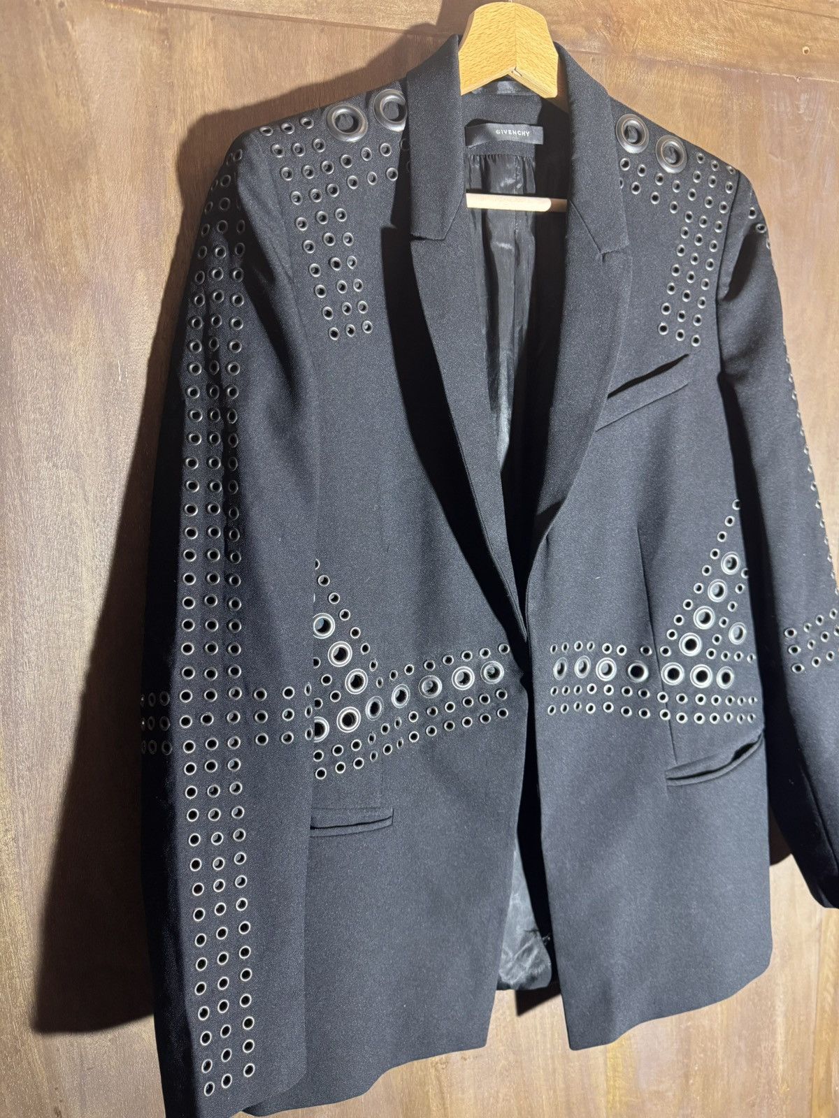 Givenchy givenchy metal black crepe blazer 40 Size M / US 6-8 / IT 42-44 - 6 Thumbnail