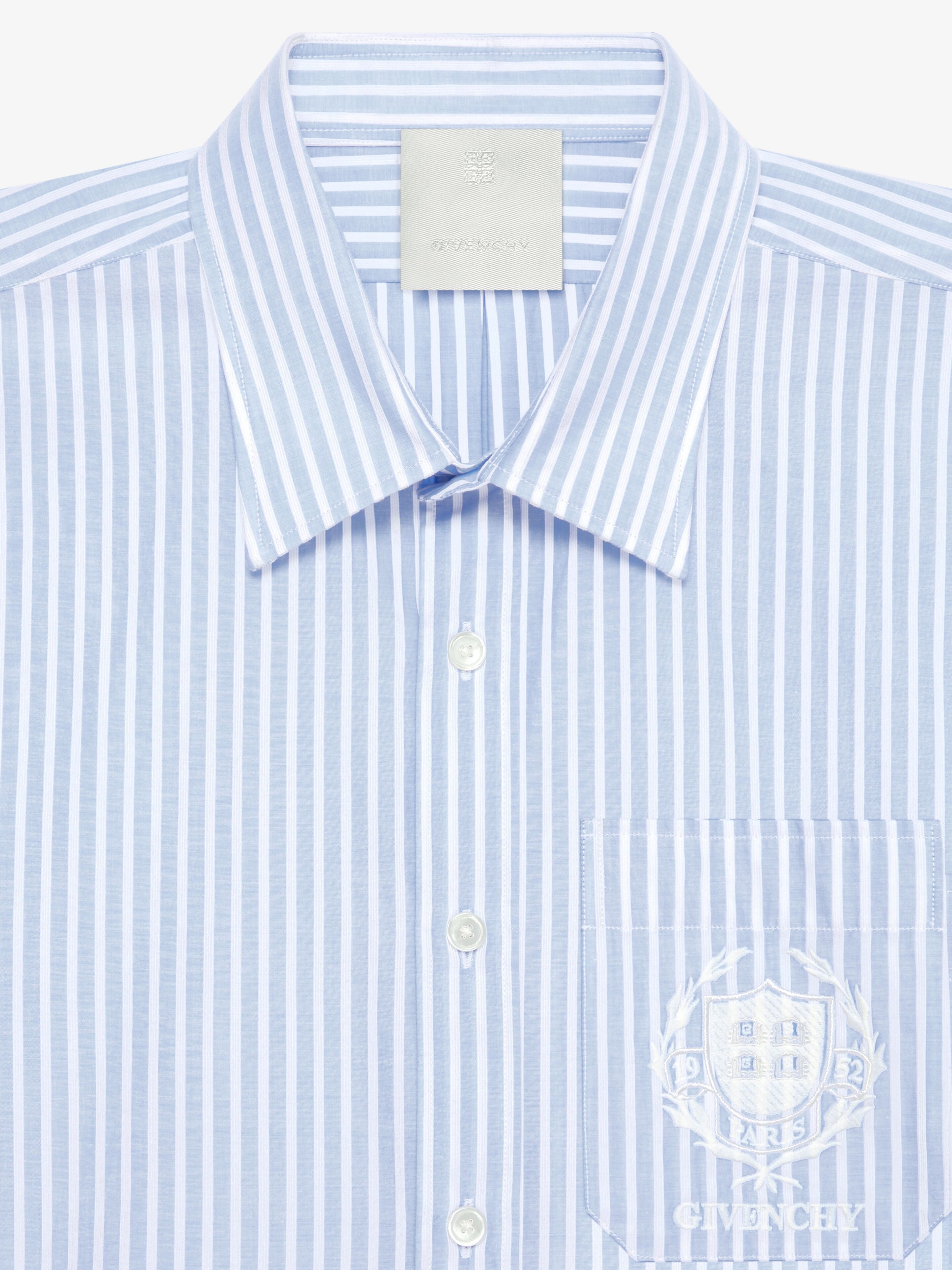 Givenchy o1srvl11e0125 Striped Shirt in Blue/White Size US L / EU 52-54 / 3 - 5 Thumbnail