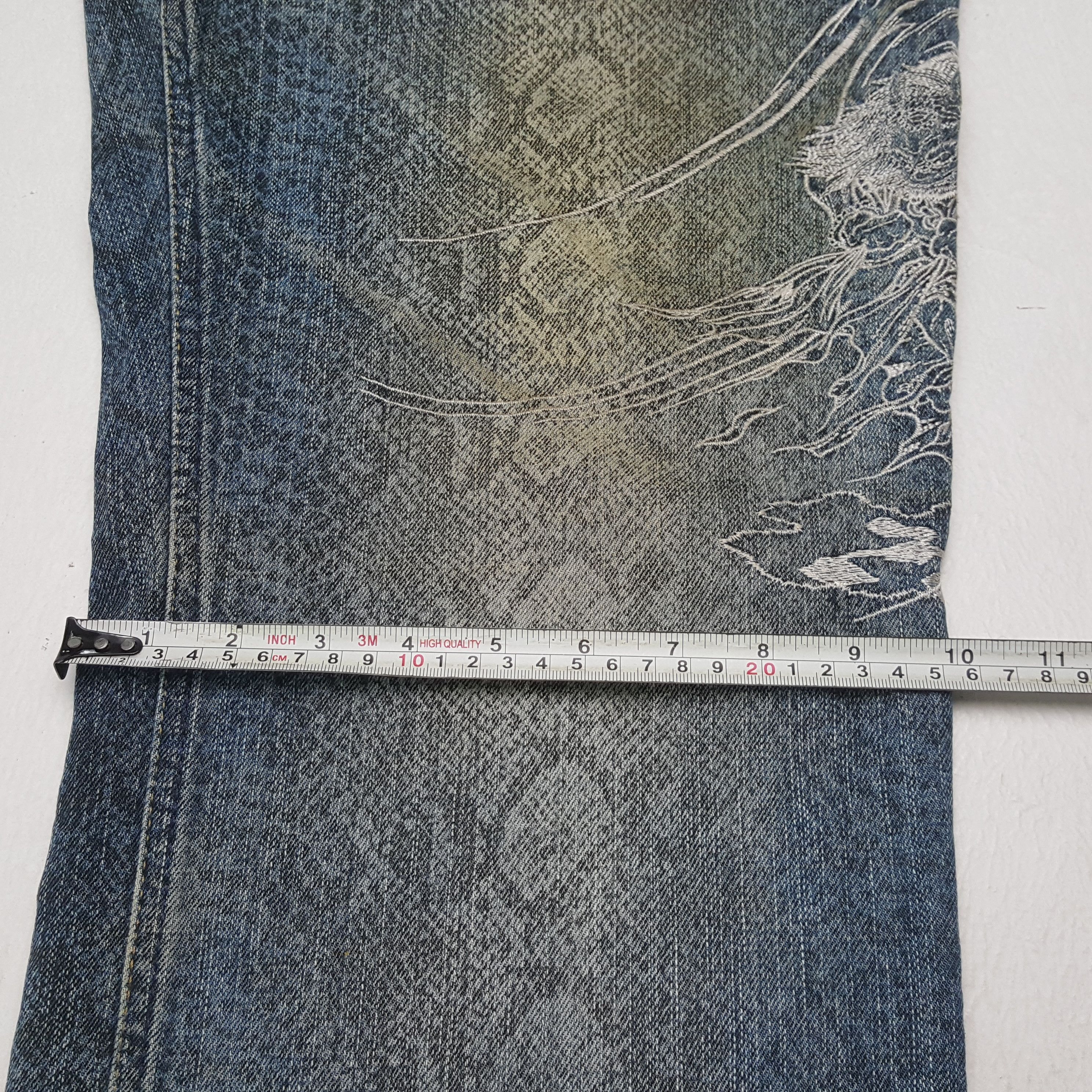 Japanese Brand × Vintage Vintage KARAKURI TAMASHI Japanese Brand Rare Design Jeans Size US 32 / EU 48 - 10 Thumbnail