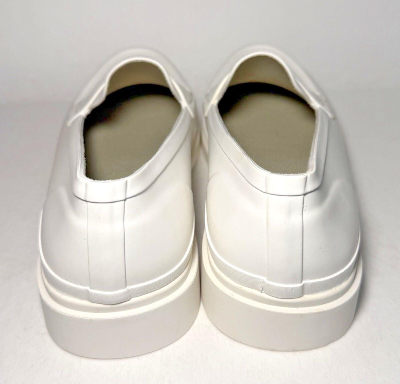 Other TORY BURCH Waterproof Rubber Rain Loafer Shoes Off-White Size US 7 / IT 37 - 4 Thumbnail