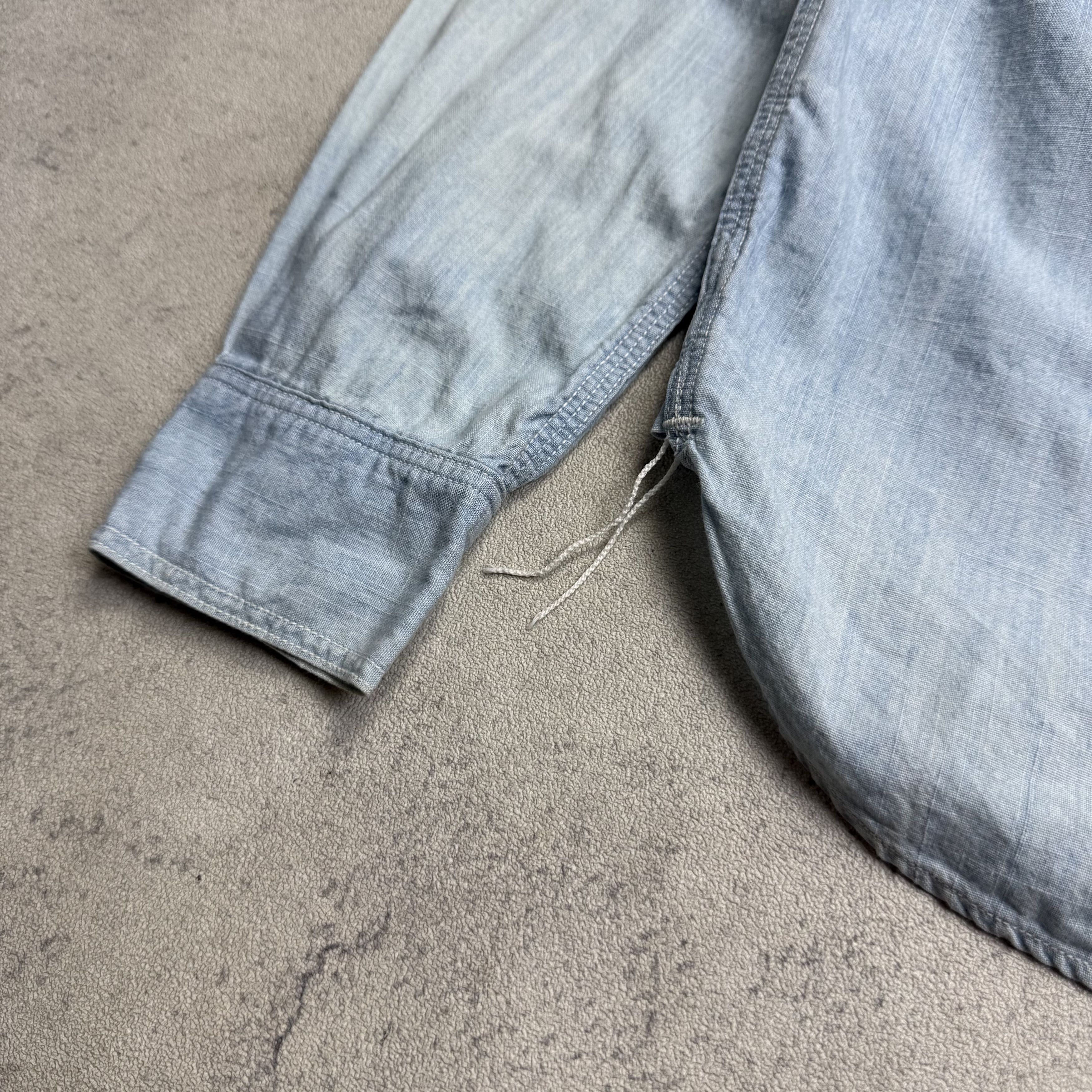 Orslow Orslow Chambray Shirt Size US S / EU 44-46 / 1 - 4 Thumbnail