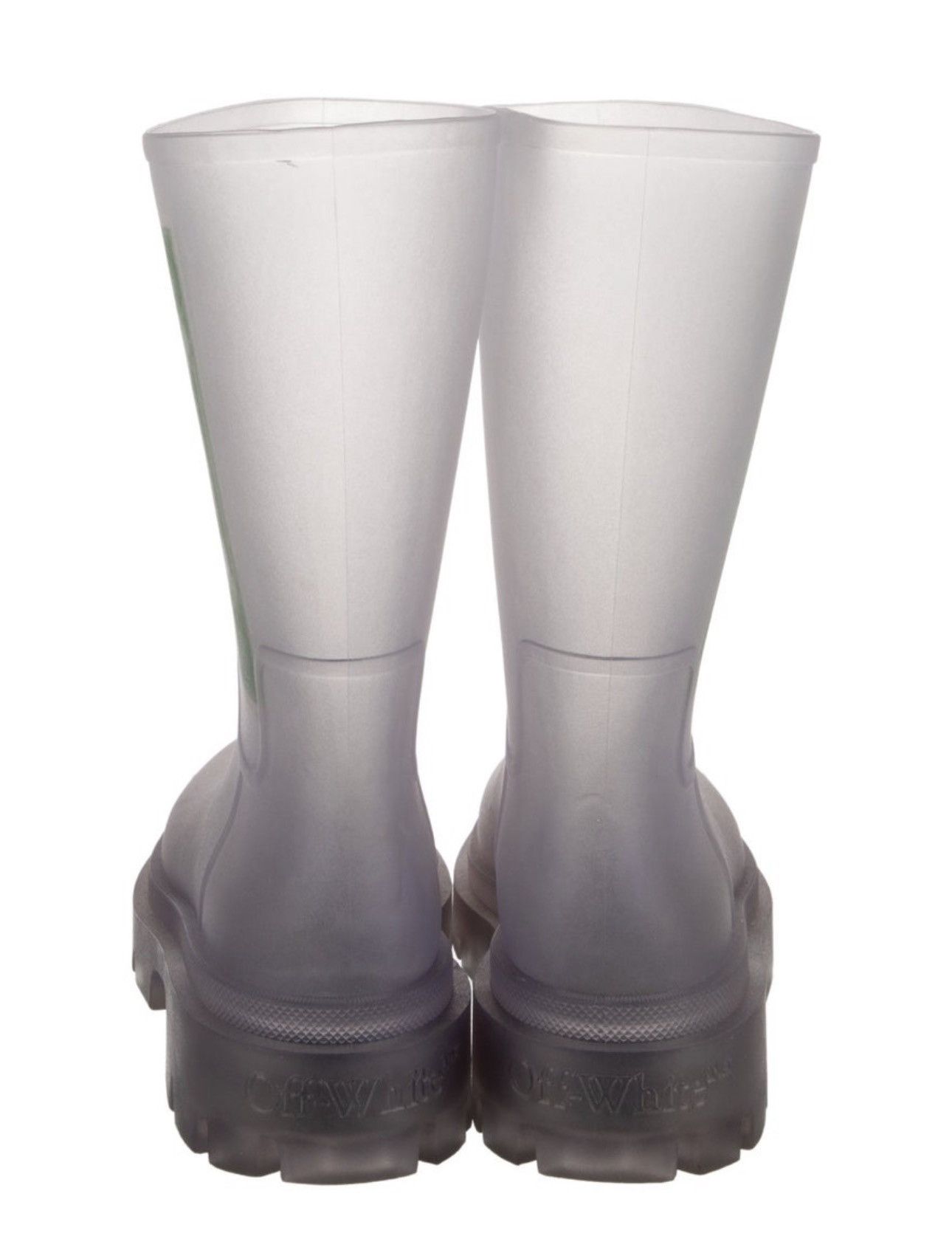 Off-White OFF-WHITE "Reboot Dollar" Rain Boots Transparent 45 US Size US 12 / EU 45 - 3 Thumbnail