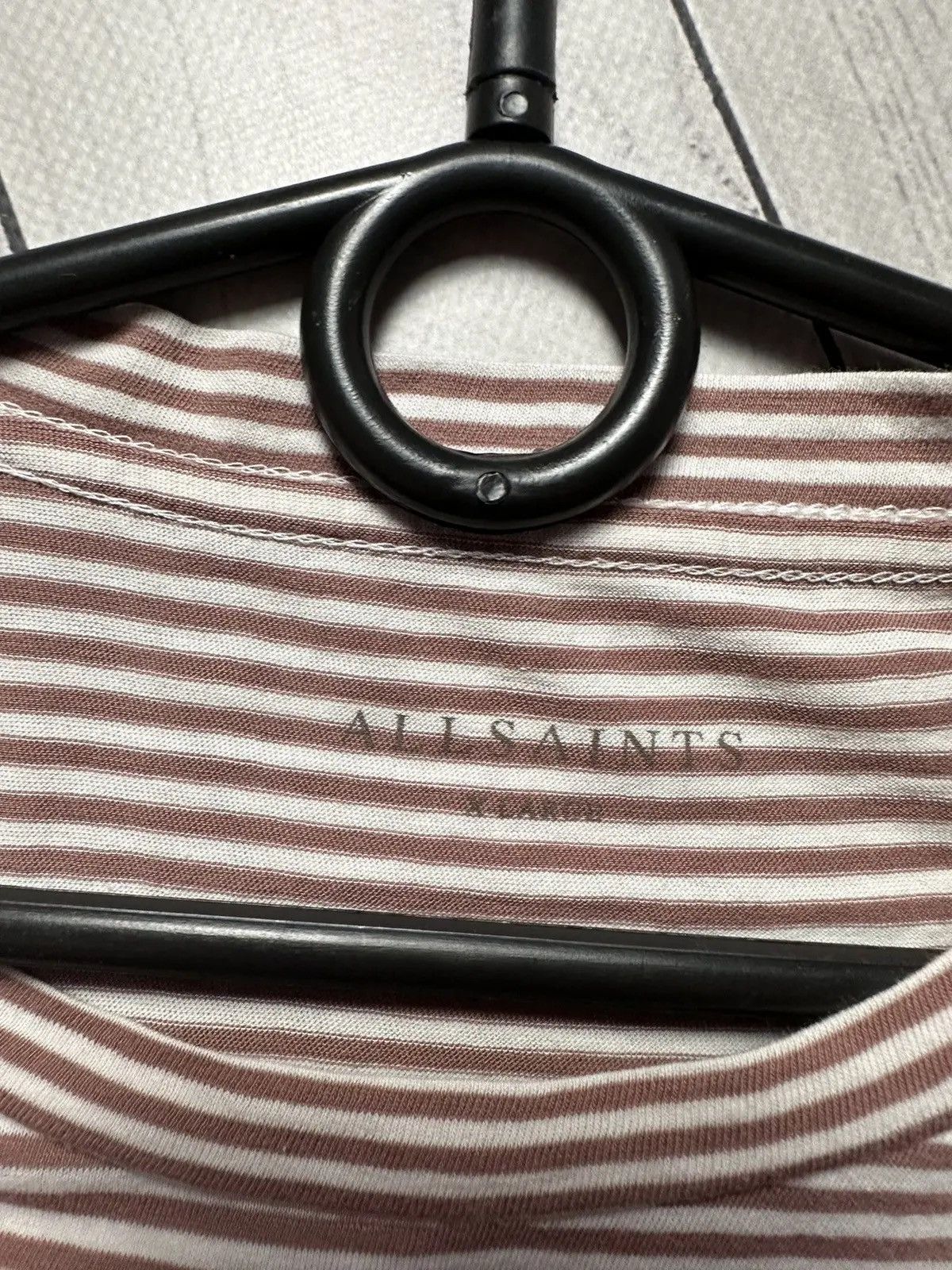 Allsaints Vintage allsaints striped tee logo size L/XL rare Size US XL / EU 56 / 4 - 4 Thumbnail