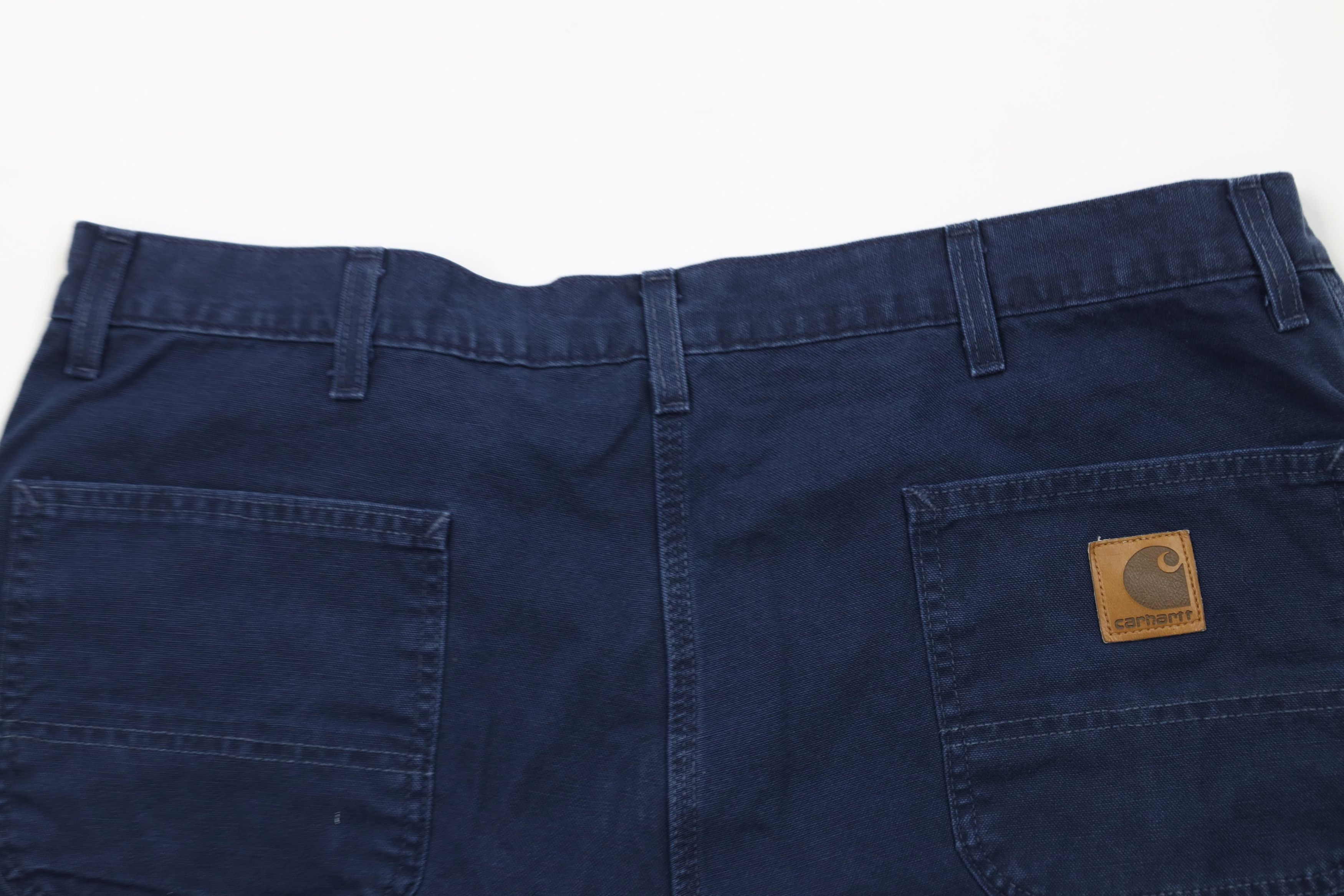 Carhartt Vintage 90s Carhartt Knee Canvas Dungaree Shorts Blue USA Size US 42 / EU 58 - 8 Thumbnail
